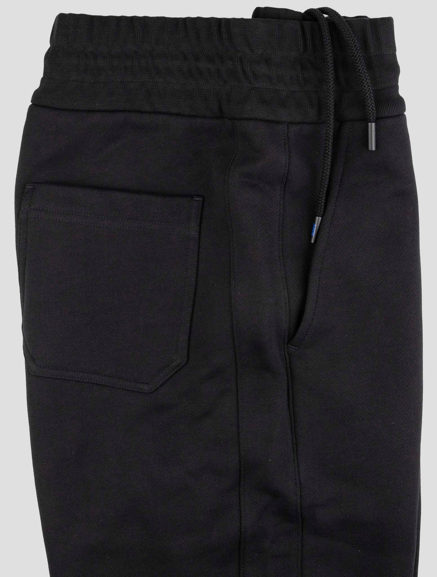Kiton Knt Black Cotton Jogging Pants