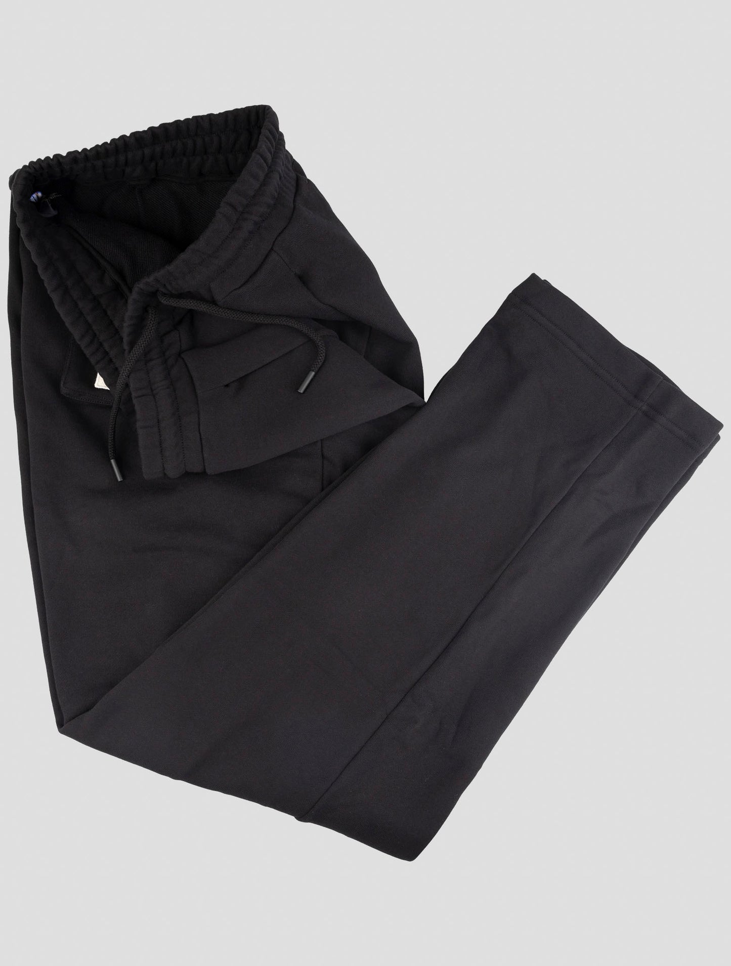 Kiton Knt Black Cotton Jogging Pants