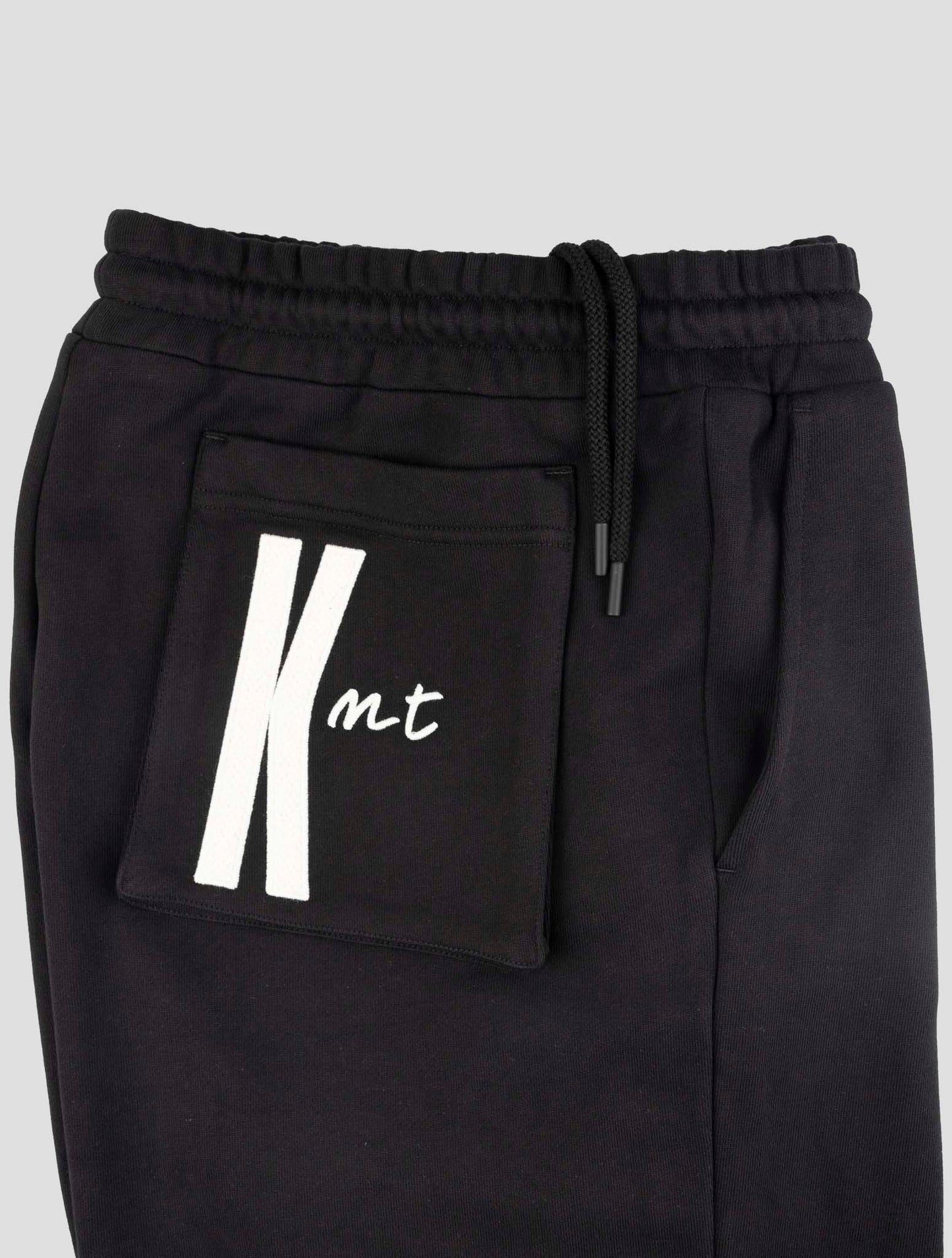 Kiton Knt Black Cotton Jogging Pants