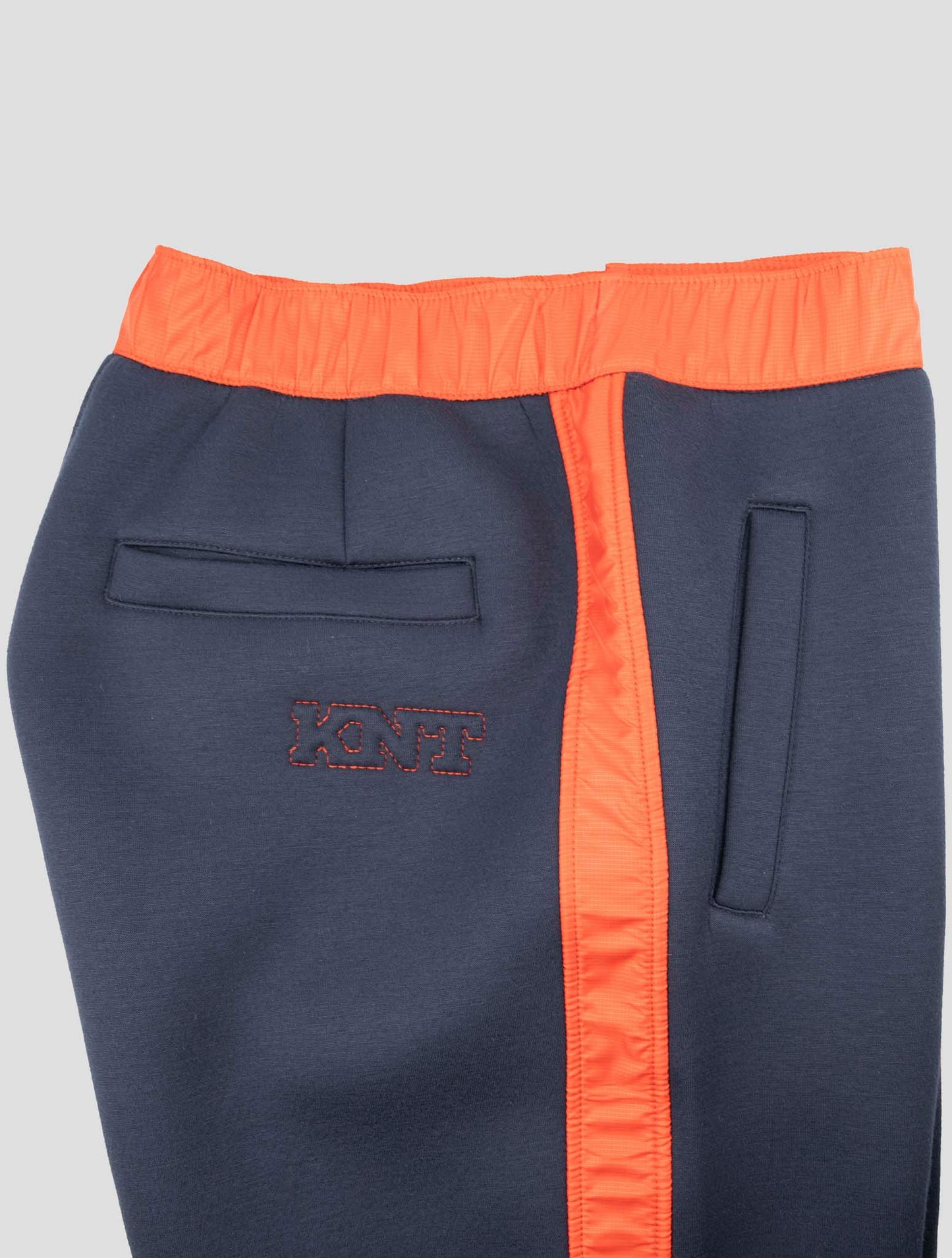 Kiton Knt Black Linen Pant