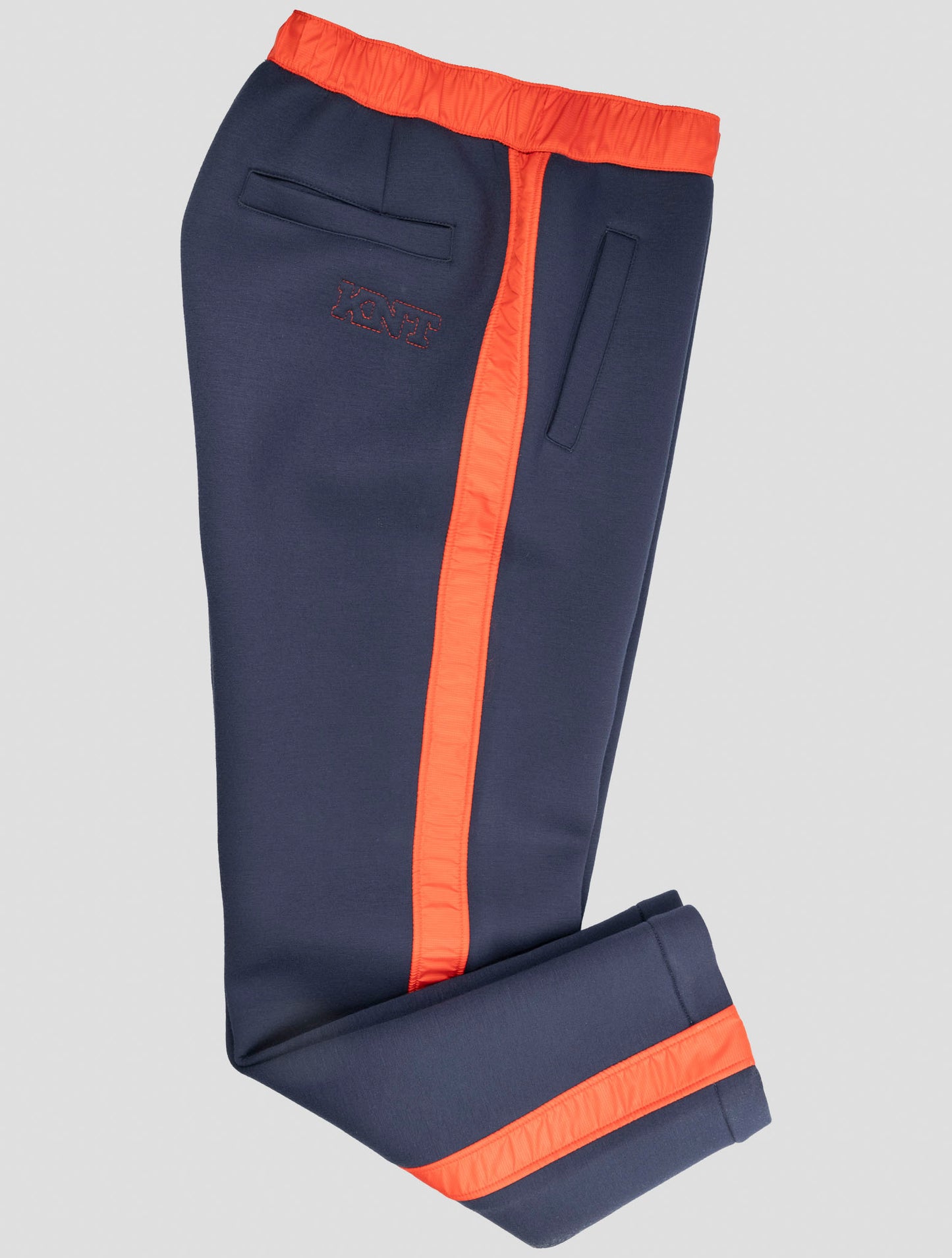 Kiton Knt Black Linen Pant