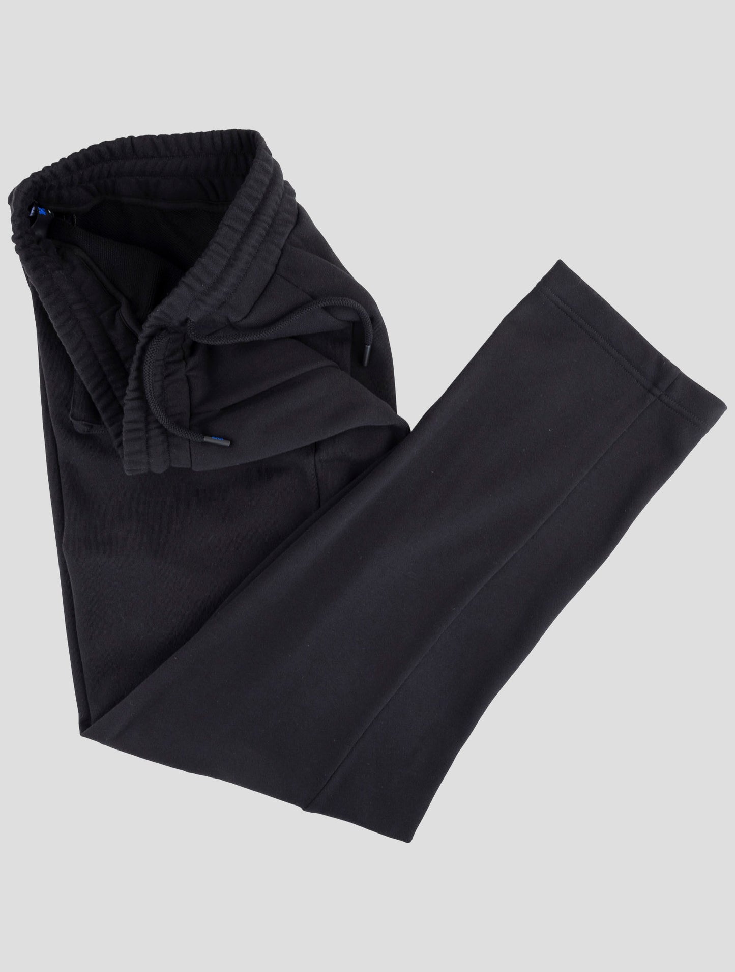 Kiton Knt Black Cotton Jogging Pants