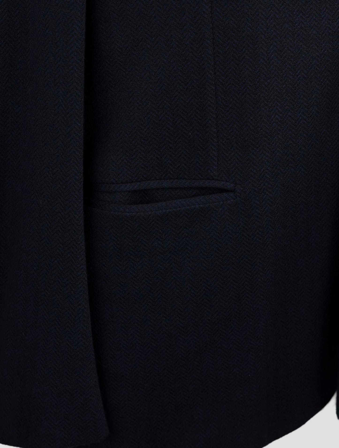 Kiton Knt Blue Cashmere Cotton Blazer