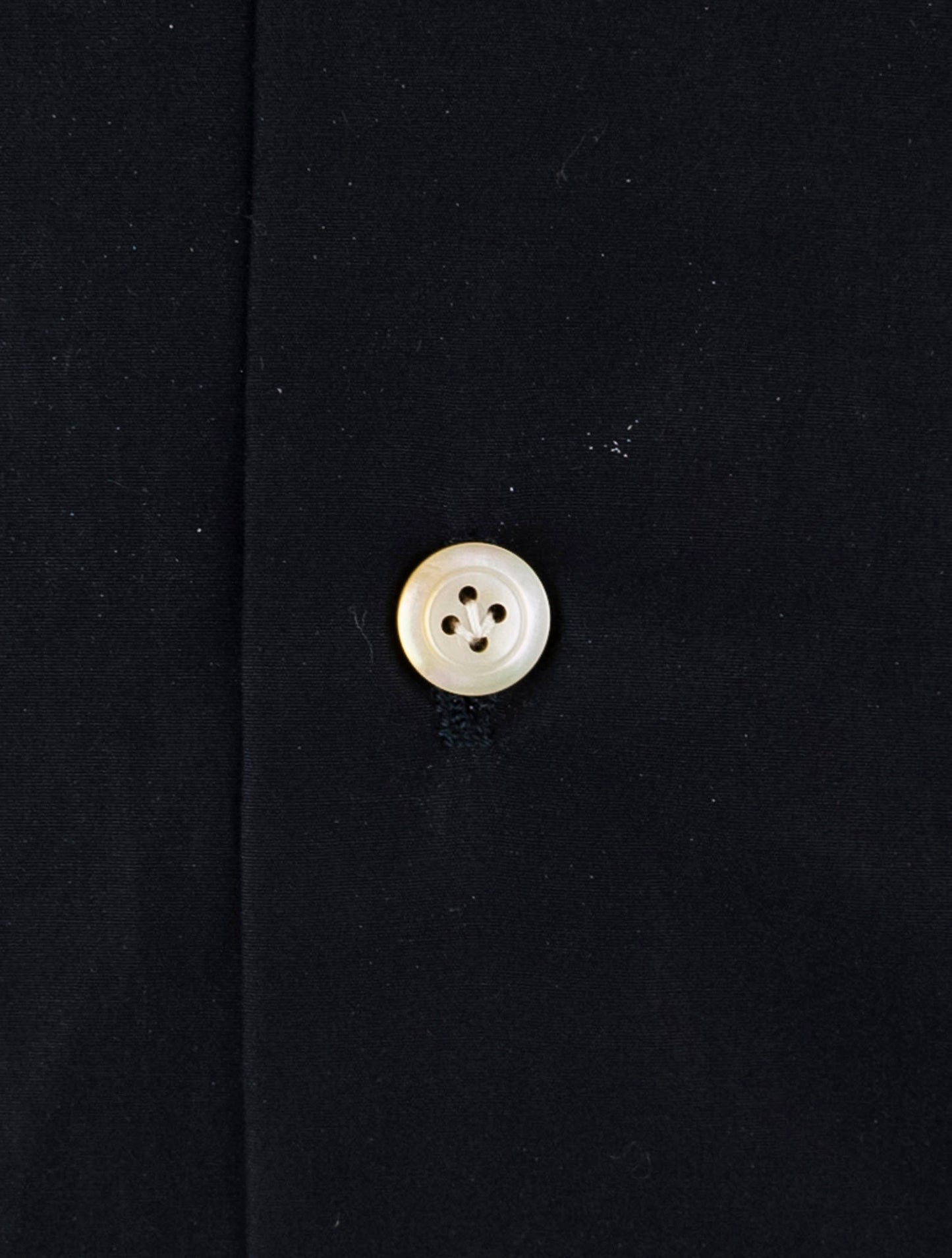 Kiton Black Cotton Shirt