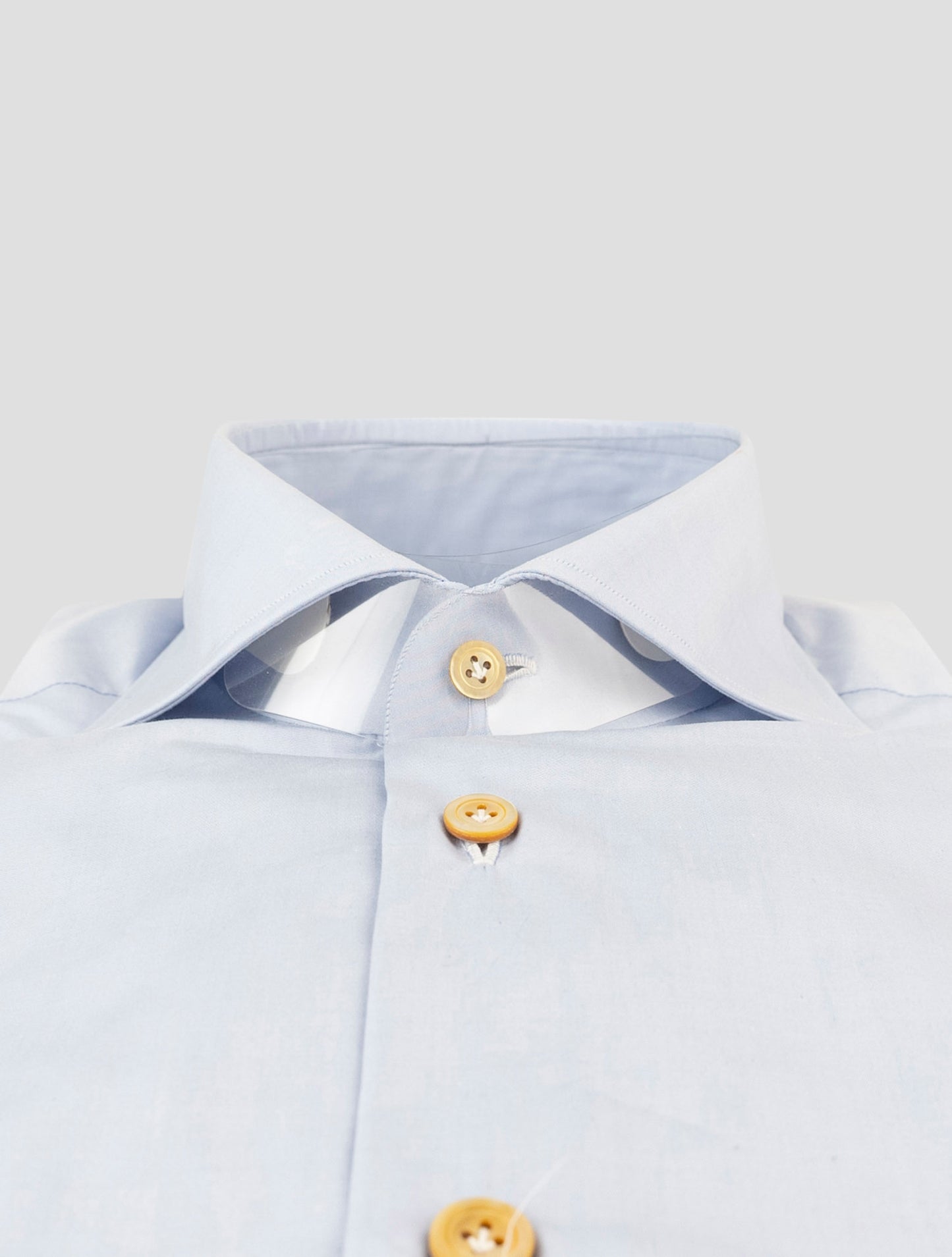 Kiton Light Blue Linen Shirt