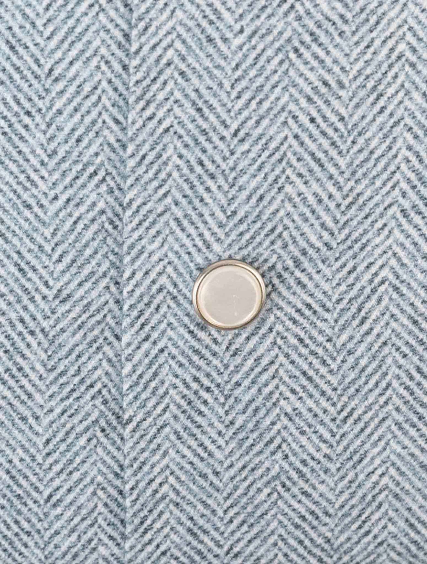 Kiton Blue White Cotton Shirt