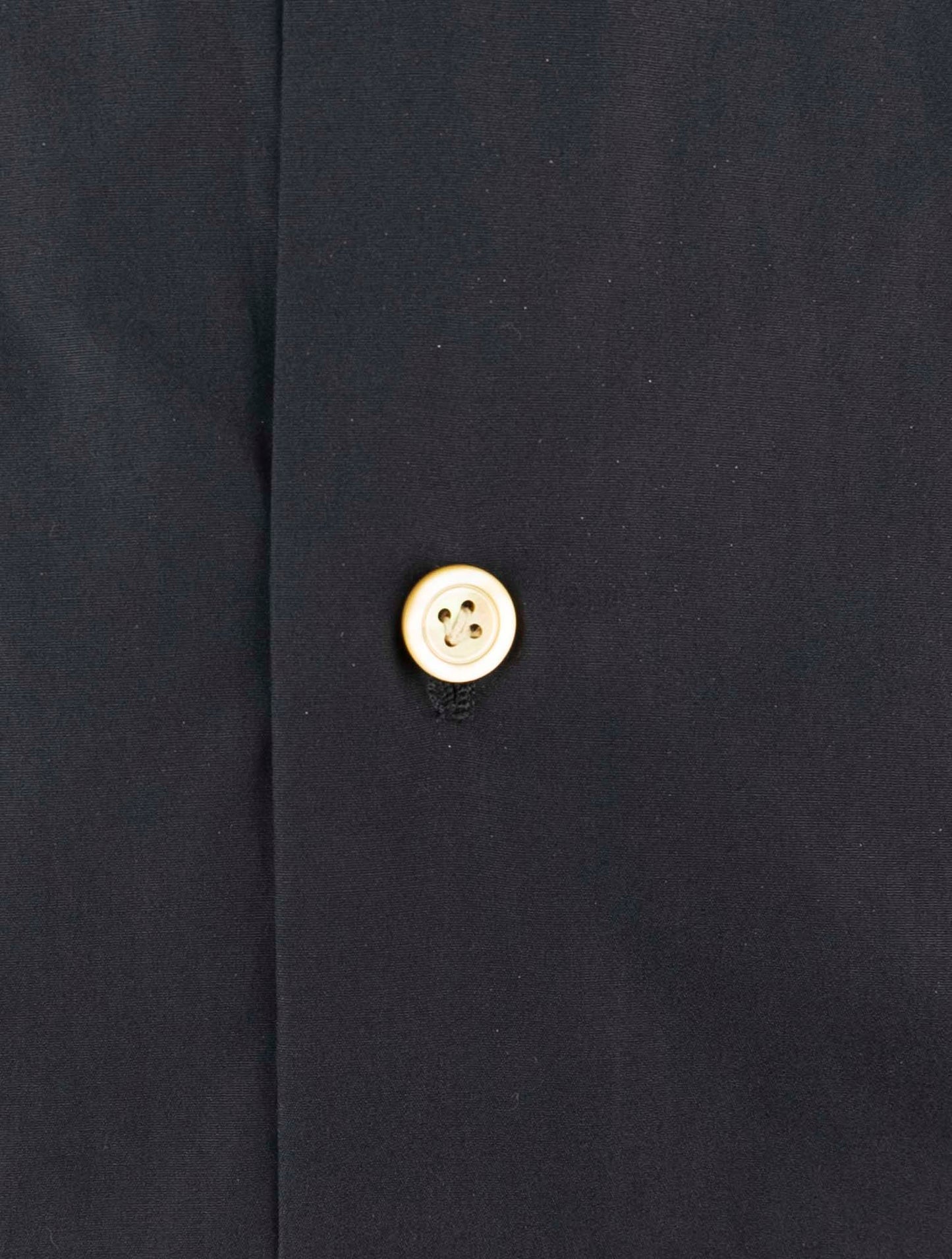 Kiton Blue Cotton Shirt