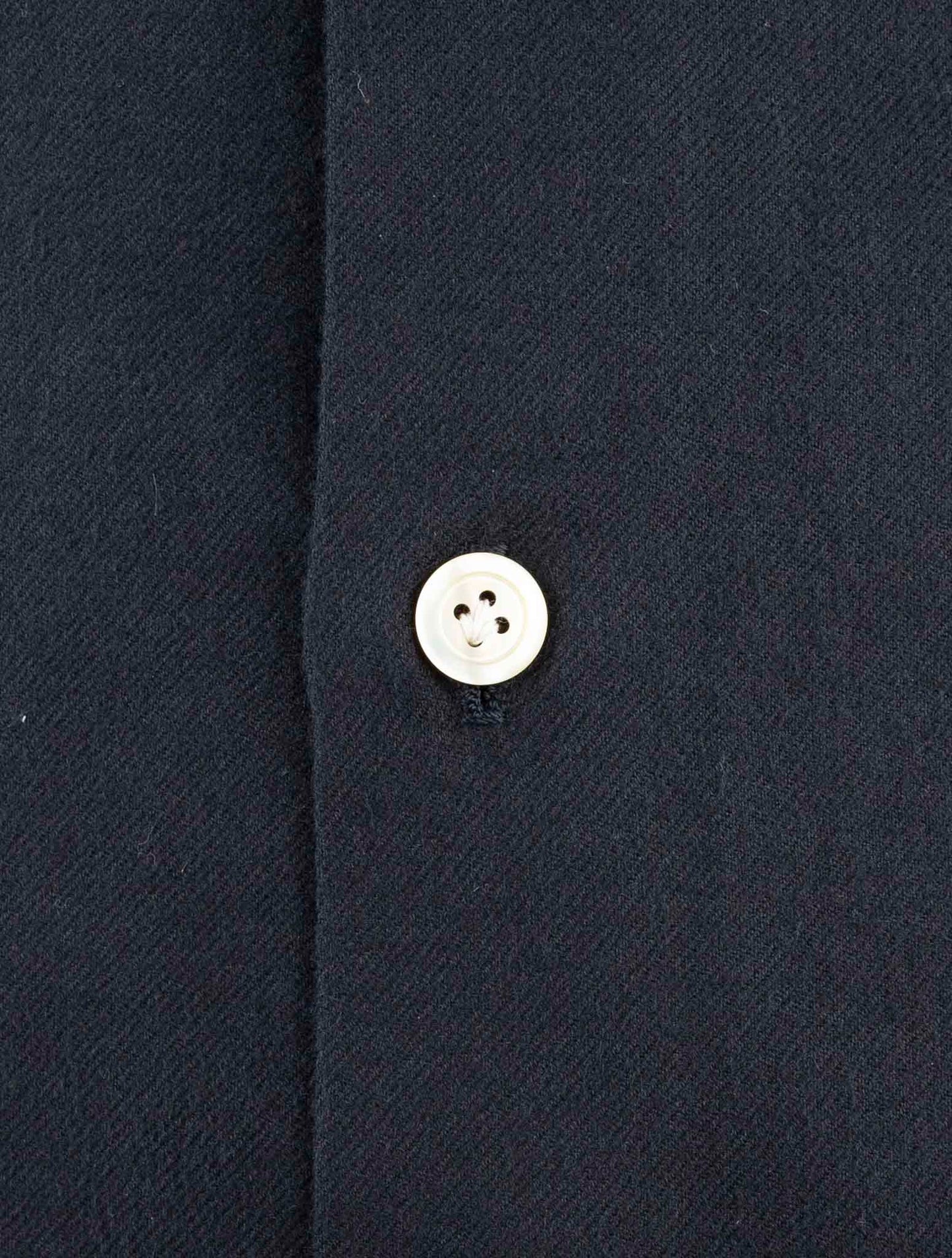 Kiton Black Cotton Shirt