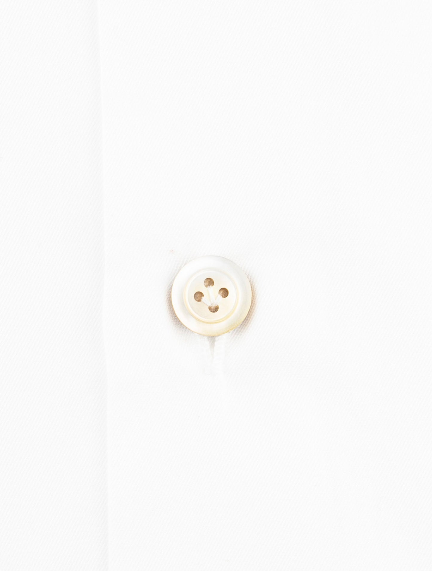 Kiton White Cotton Shirt