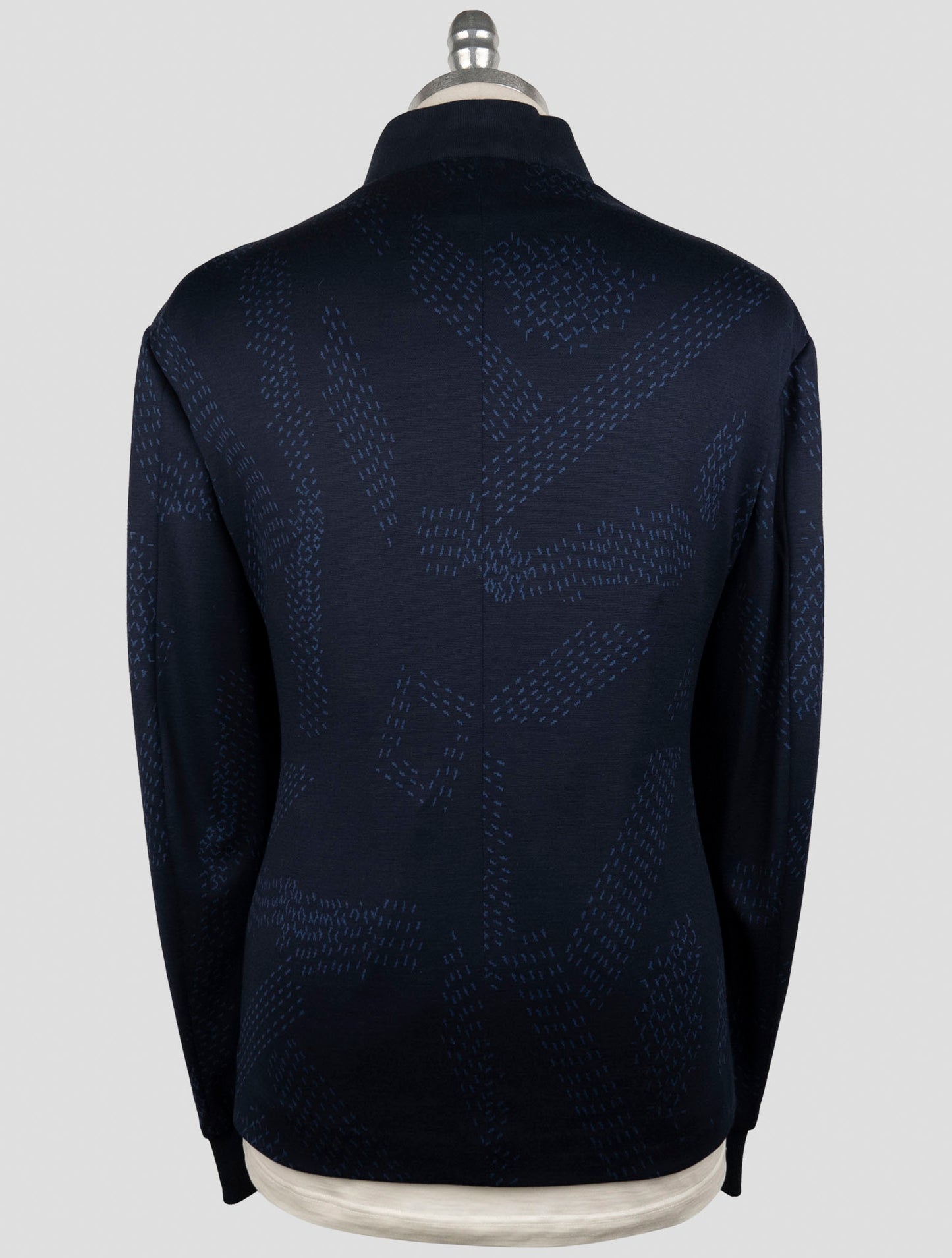 Kiton Knt Blue Wool Suit