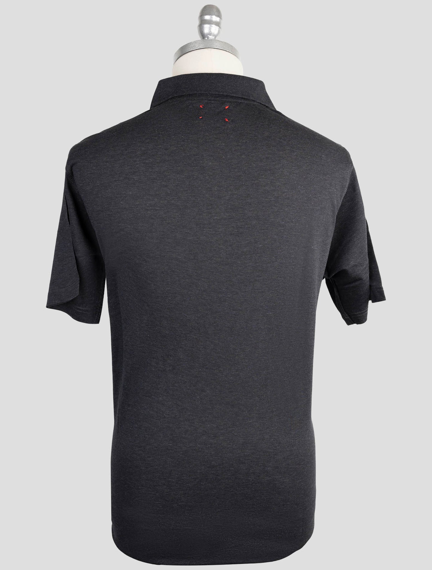 Kiton Dark Gray Cotton Polo