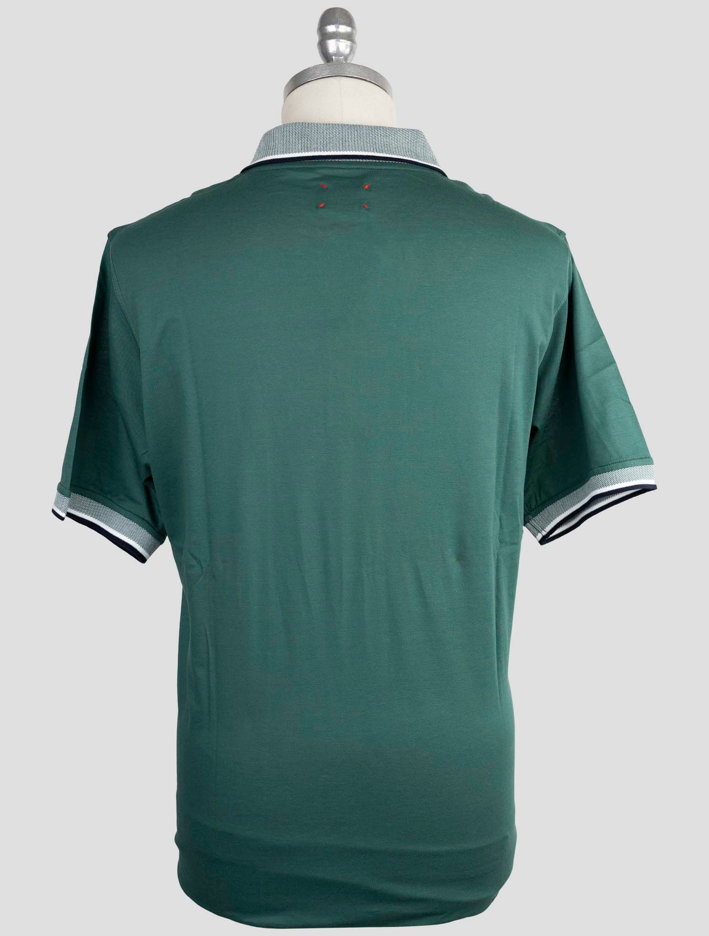 Kiton Green Cotton Polo