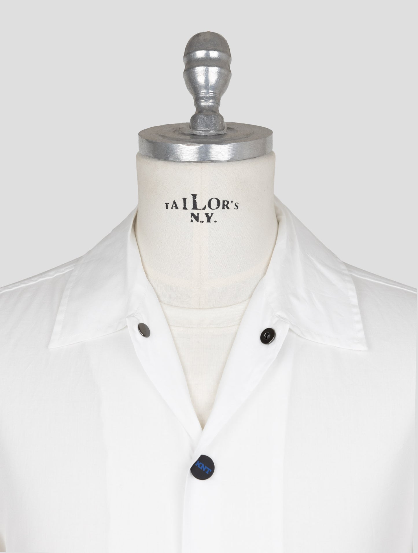 Kiton Knt White Cotton Shirt