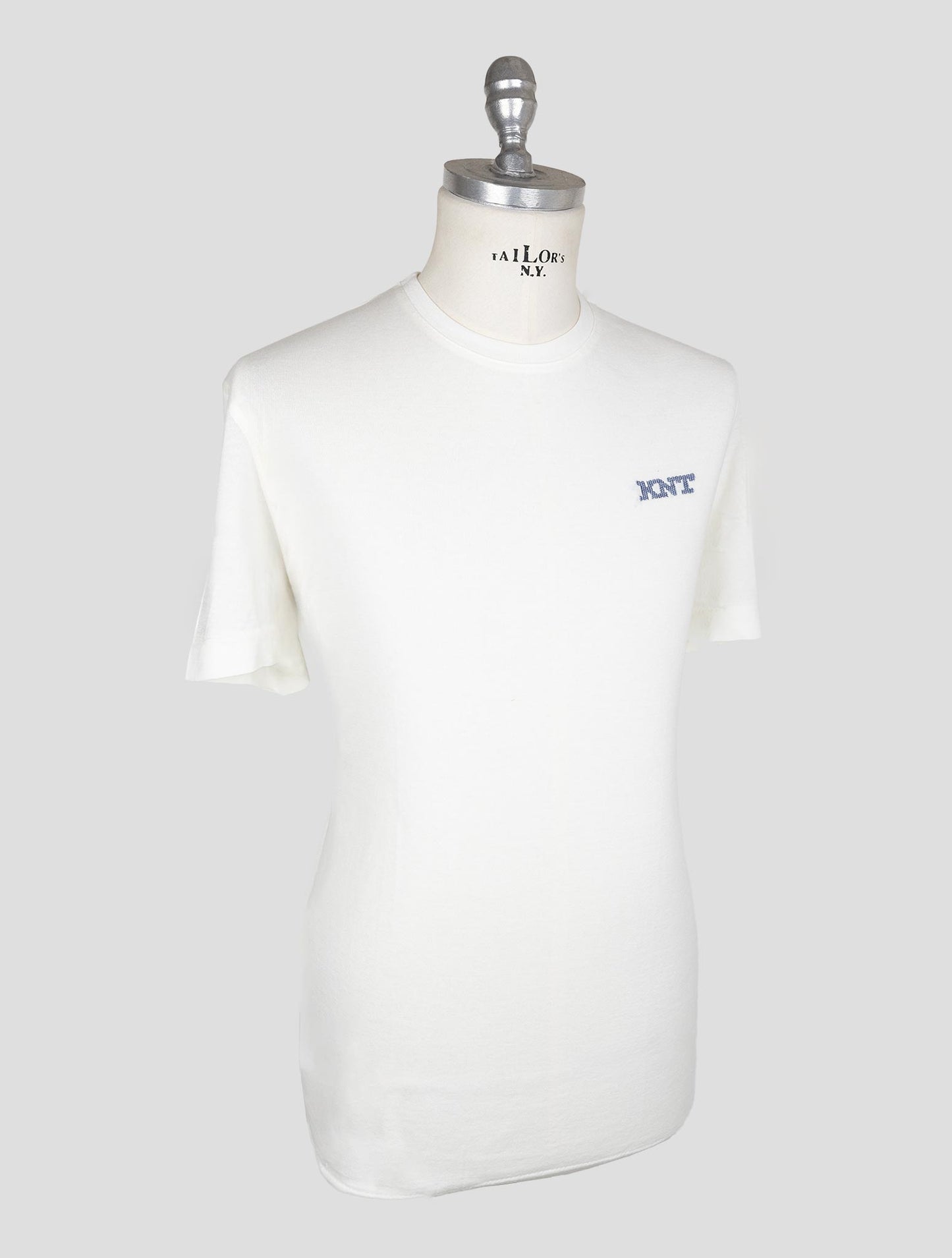 Kiton Knt White Cotton T-Shirt