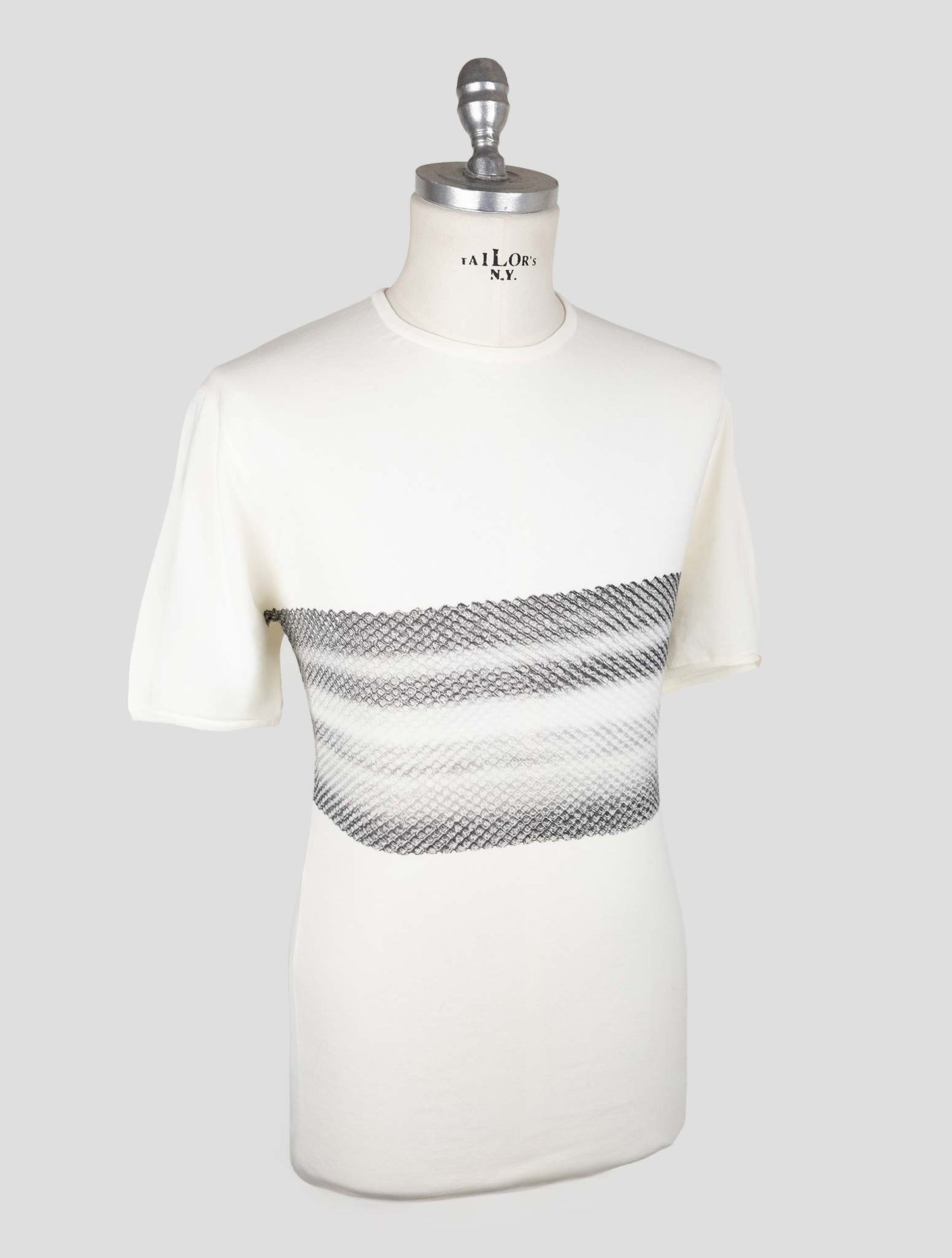 Kiton Knt White Cotton T-Shirt