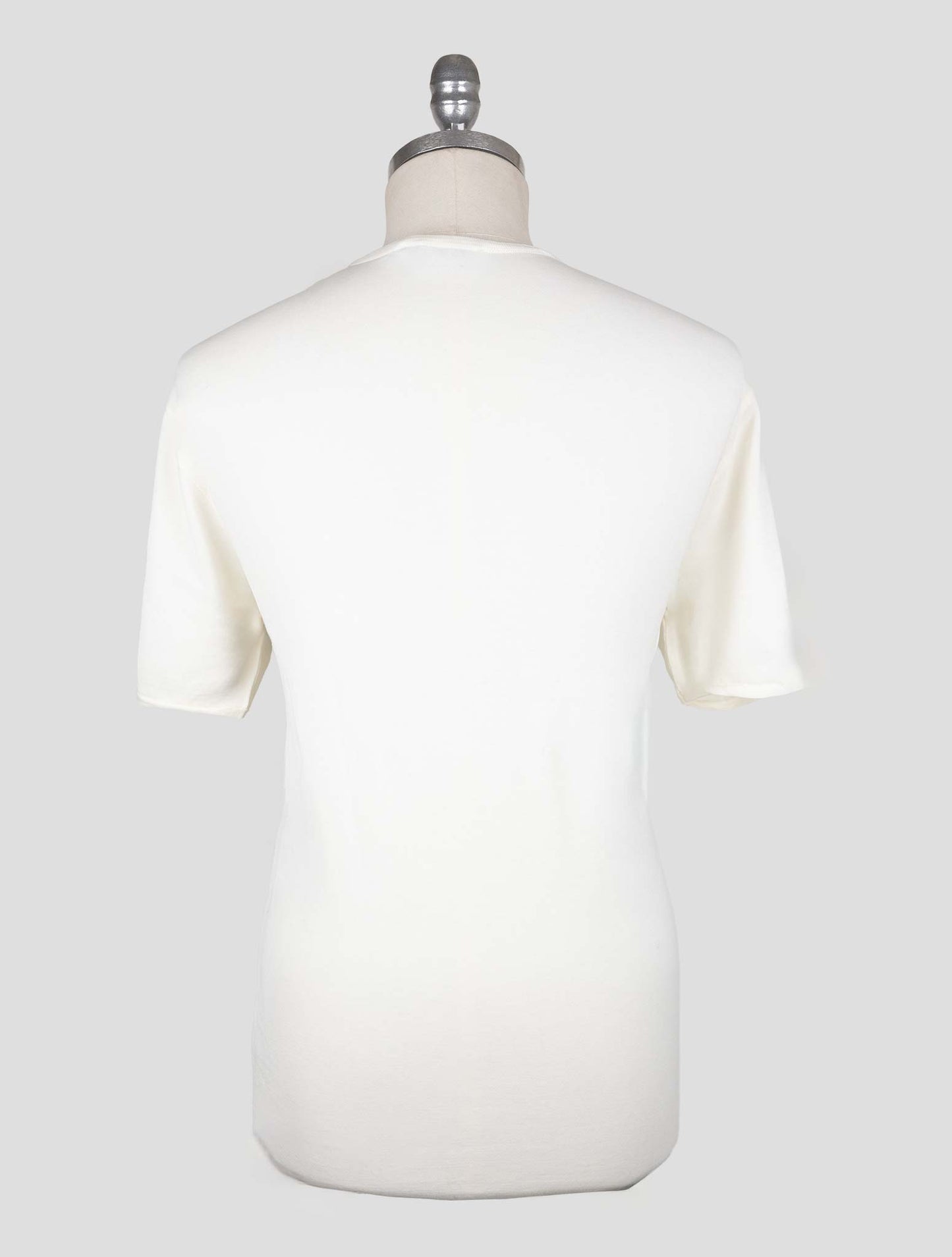 Kiton Knt White Cotton T-Shirt
