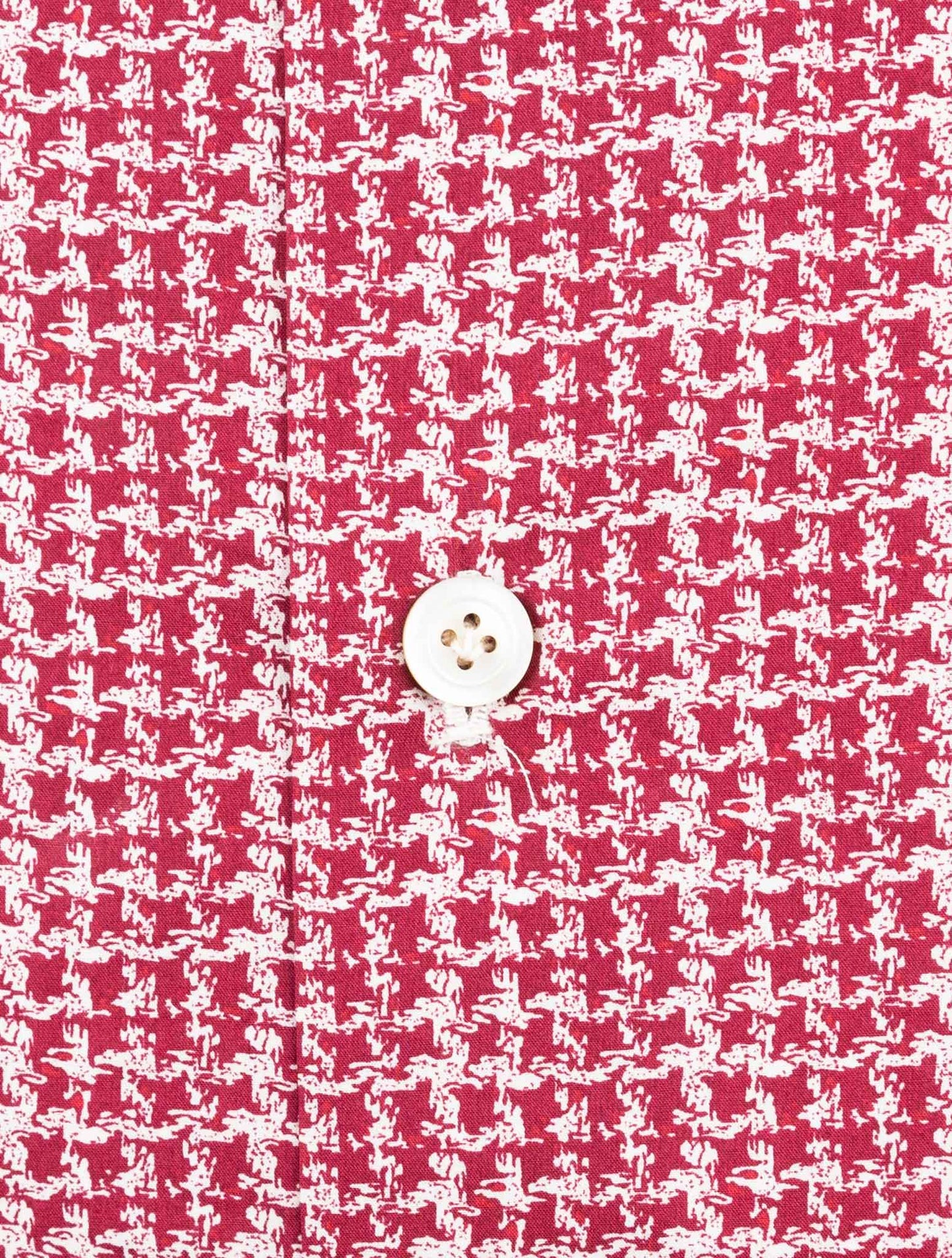 Kiton Red Cotton Shirt