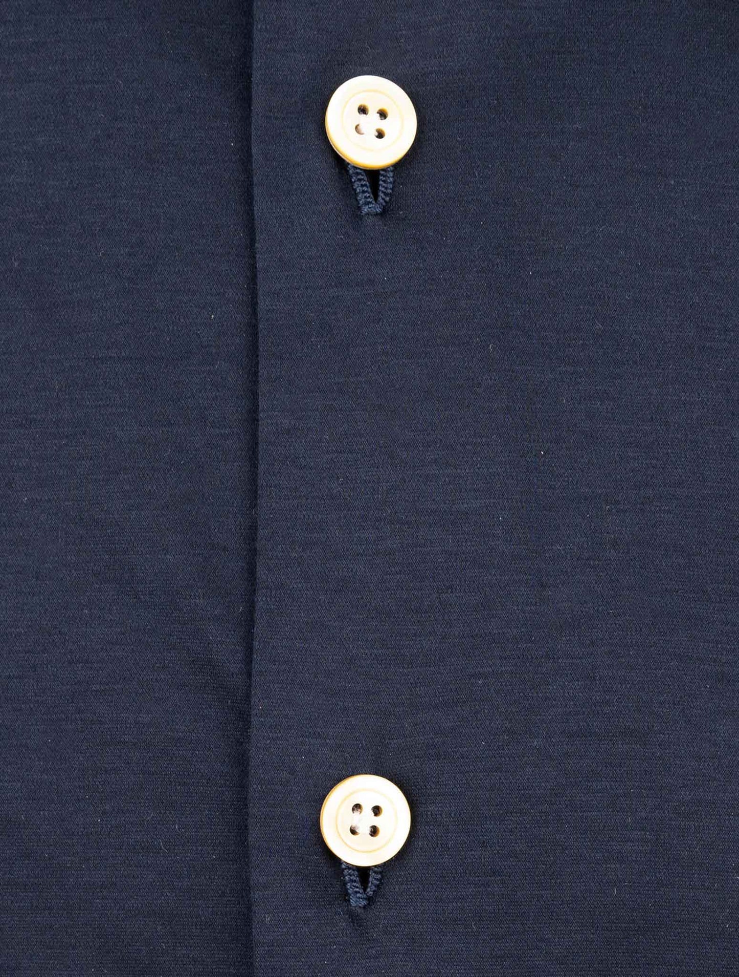 Kiton Blue Cotton Shirt