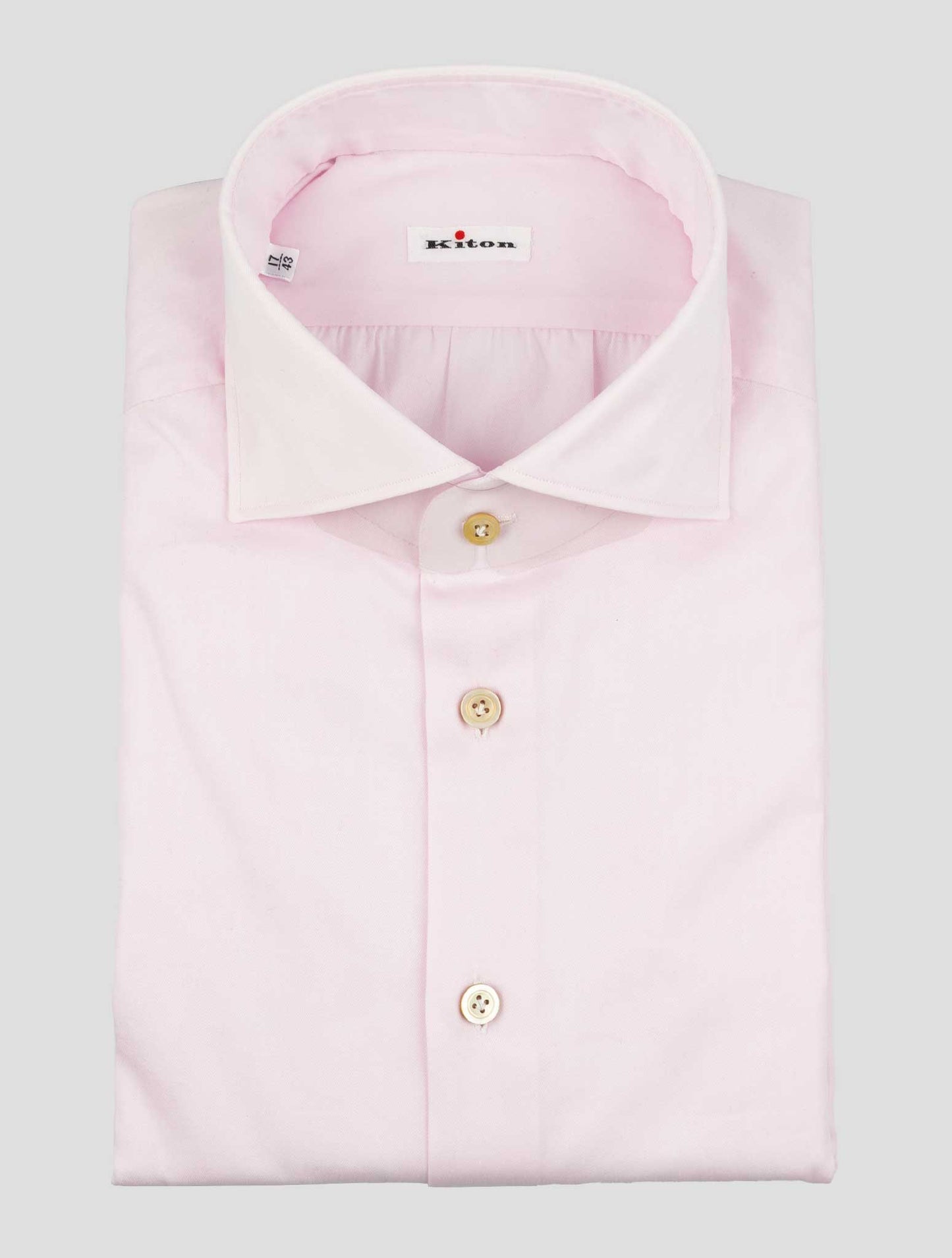 Kiton Pink Cotton Shirt