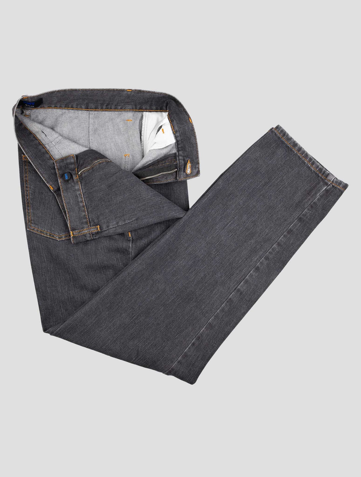 Kiton Knt Gray Cotton Pe Jeans