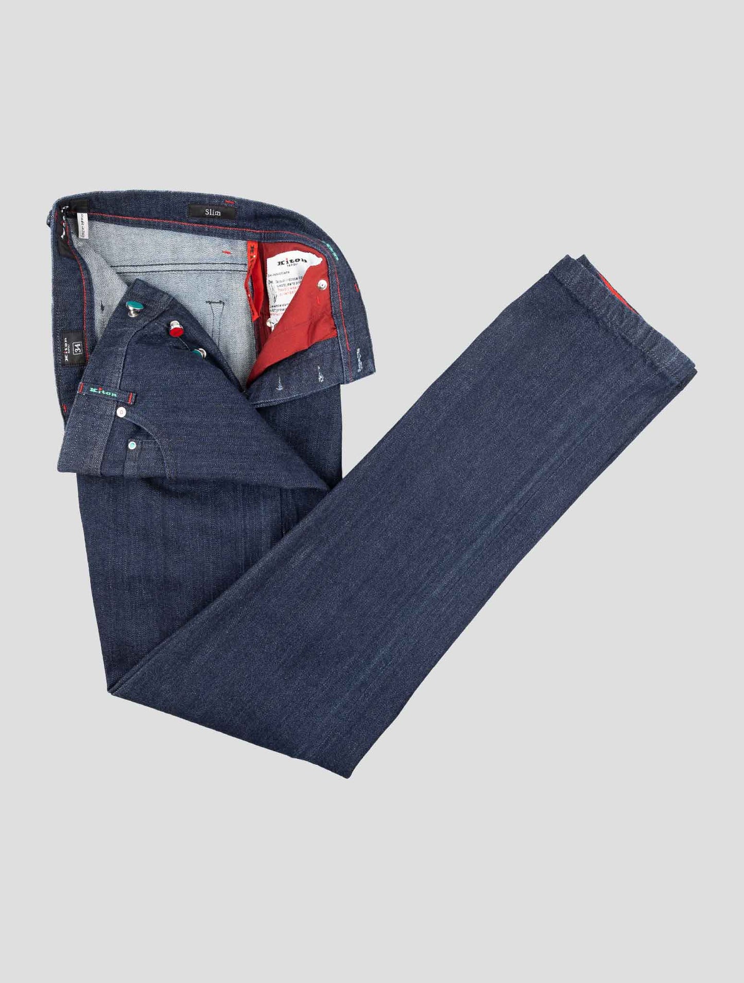 Kiton Denim Cotton Ea Jeans