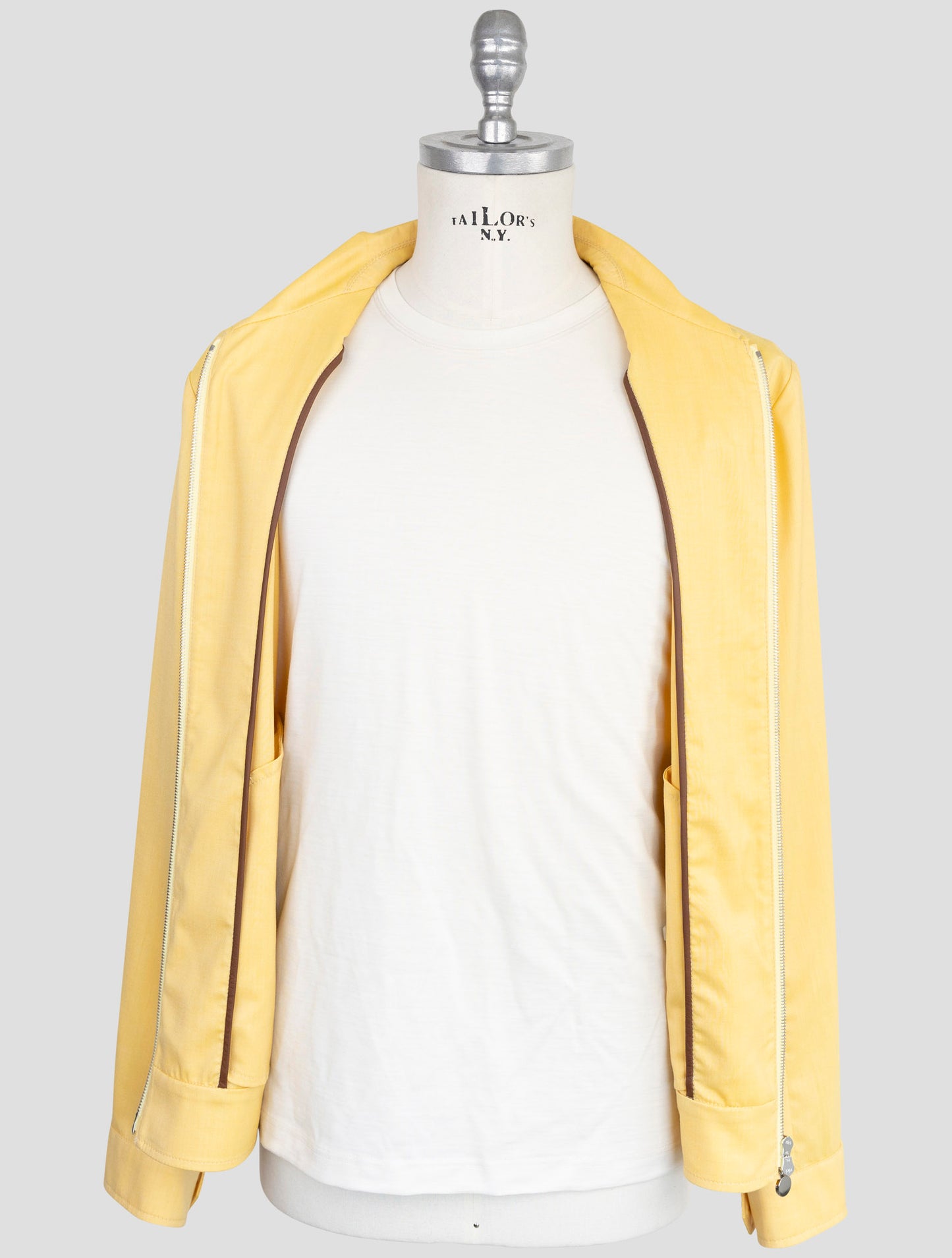 Kiton Yellow Cashmere Coat