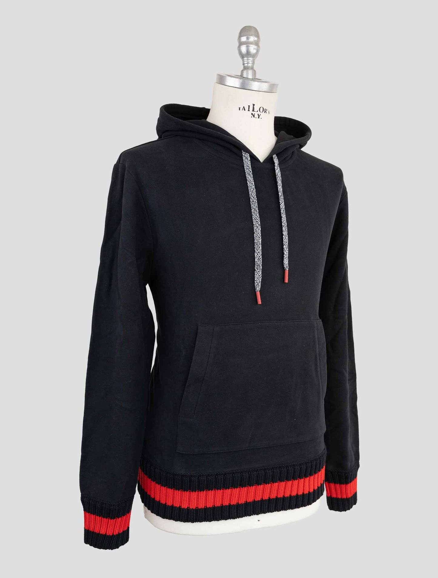 Kiton Black Cotton Tracksuit