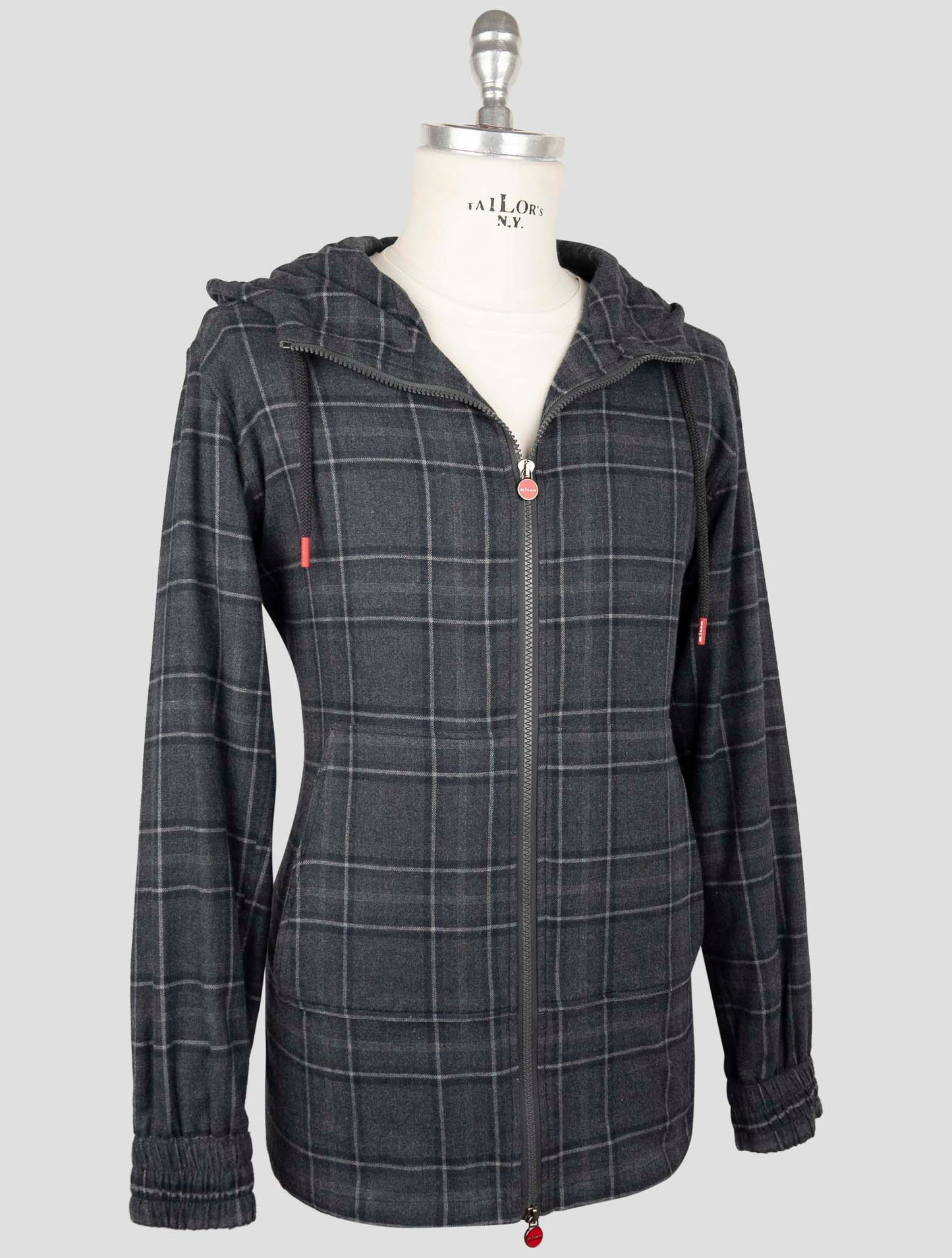 Kiton Gray Cotton Shirt Mariano