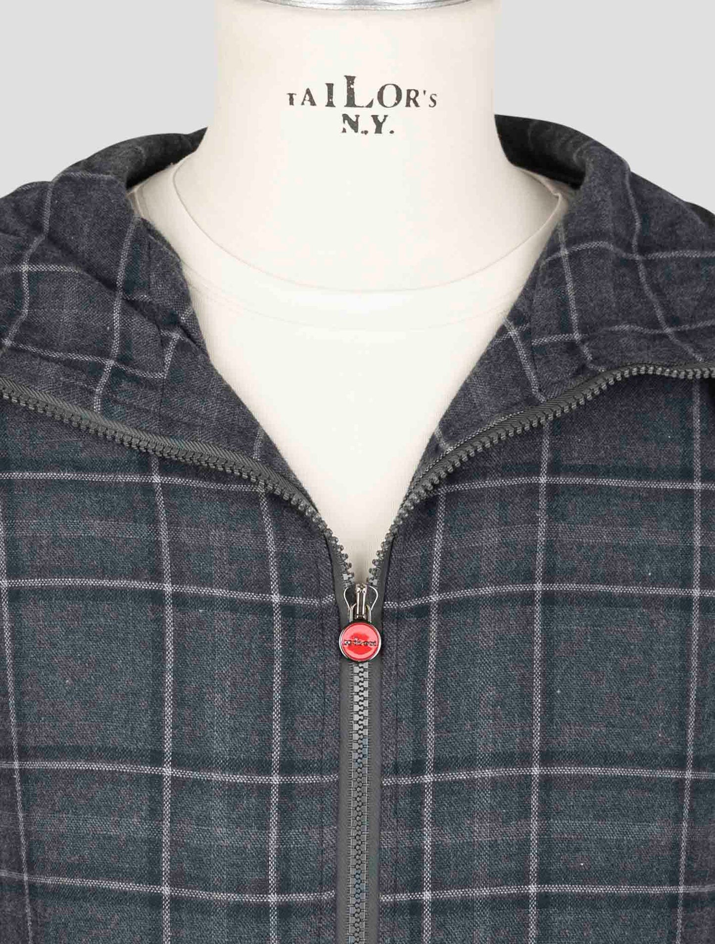 Kiton Gray Cotton Shirt Mariano