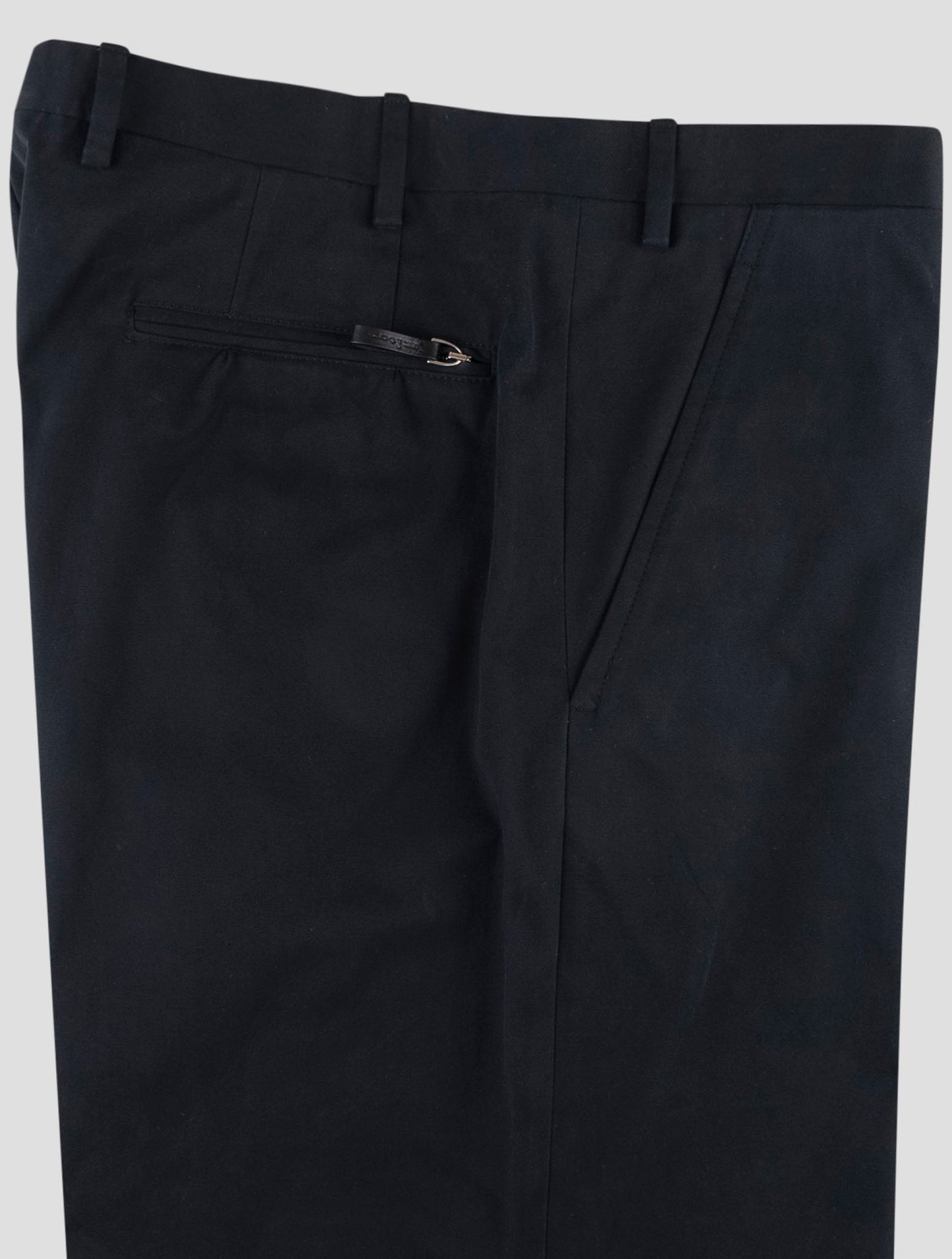 Kiton Black Wool Pants