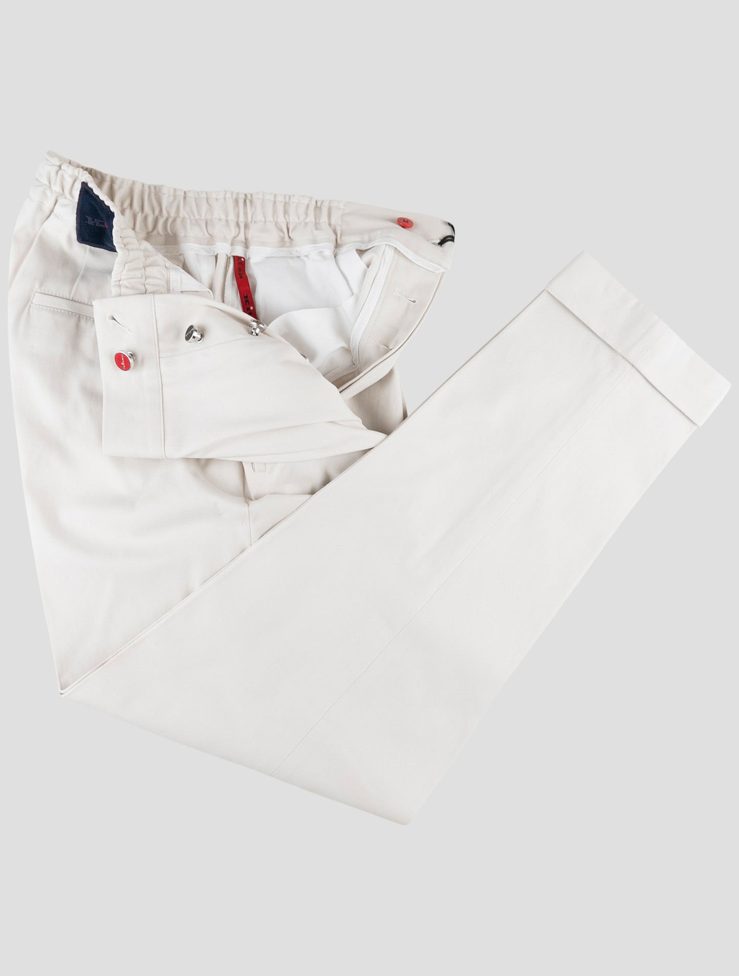 Kiton Beige Cotton Ea Pants