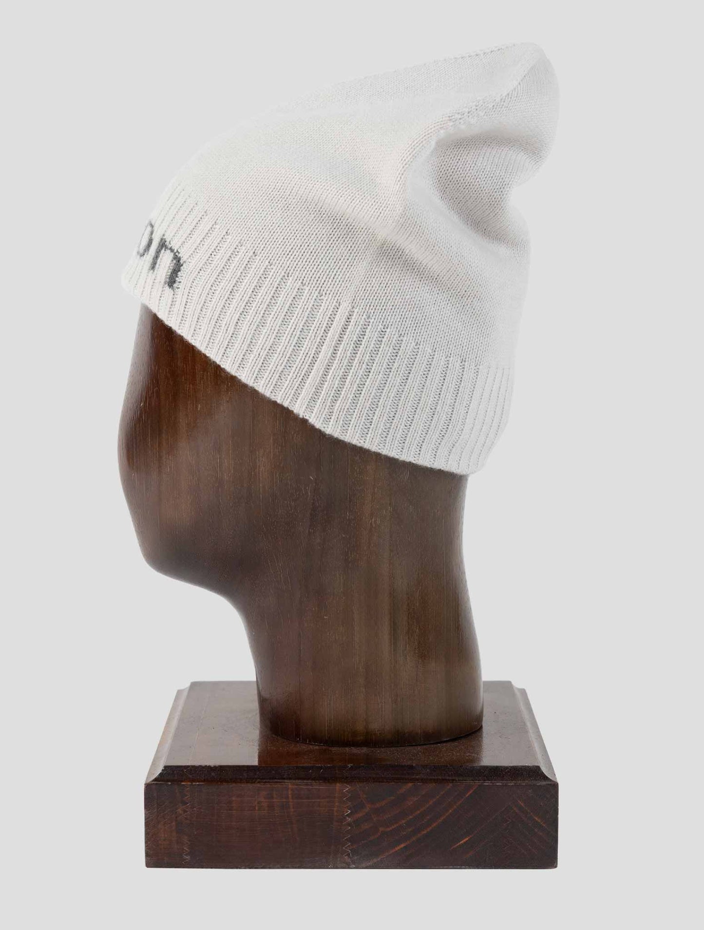 Kiton Gray Cashmere Beanie Hat