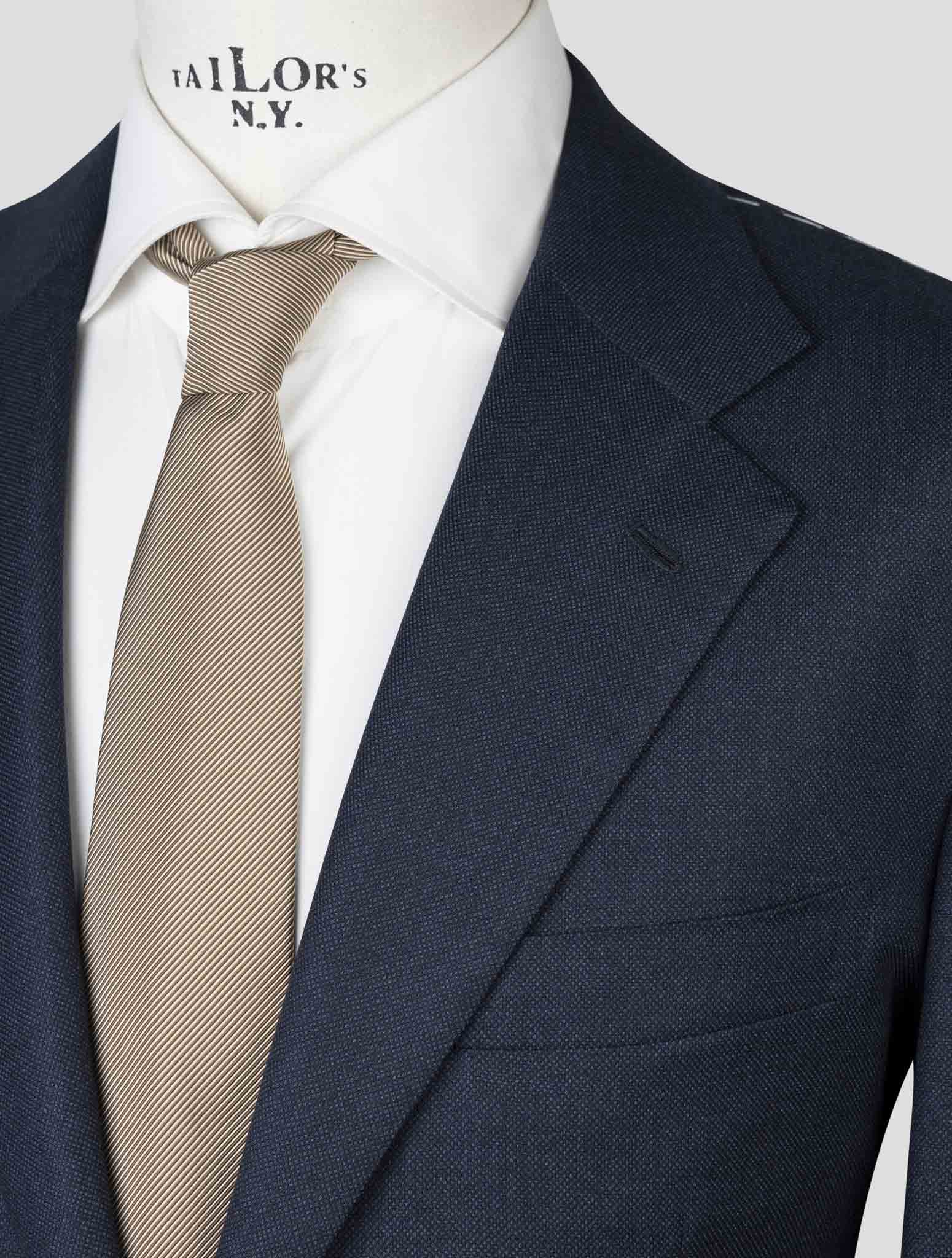 Kiton Blue Virgin Wool  Suit