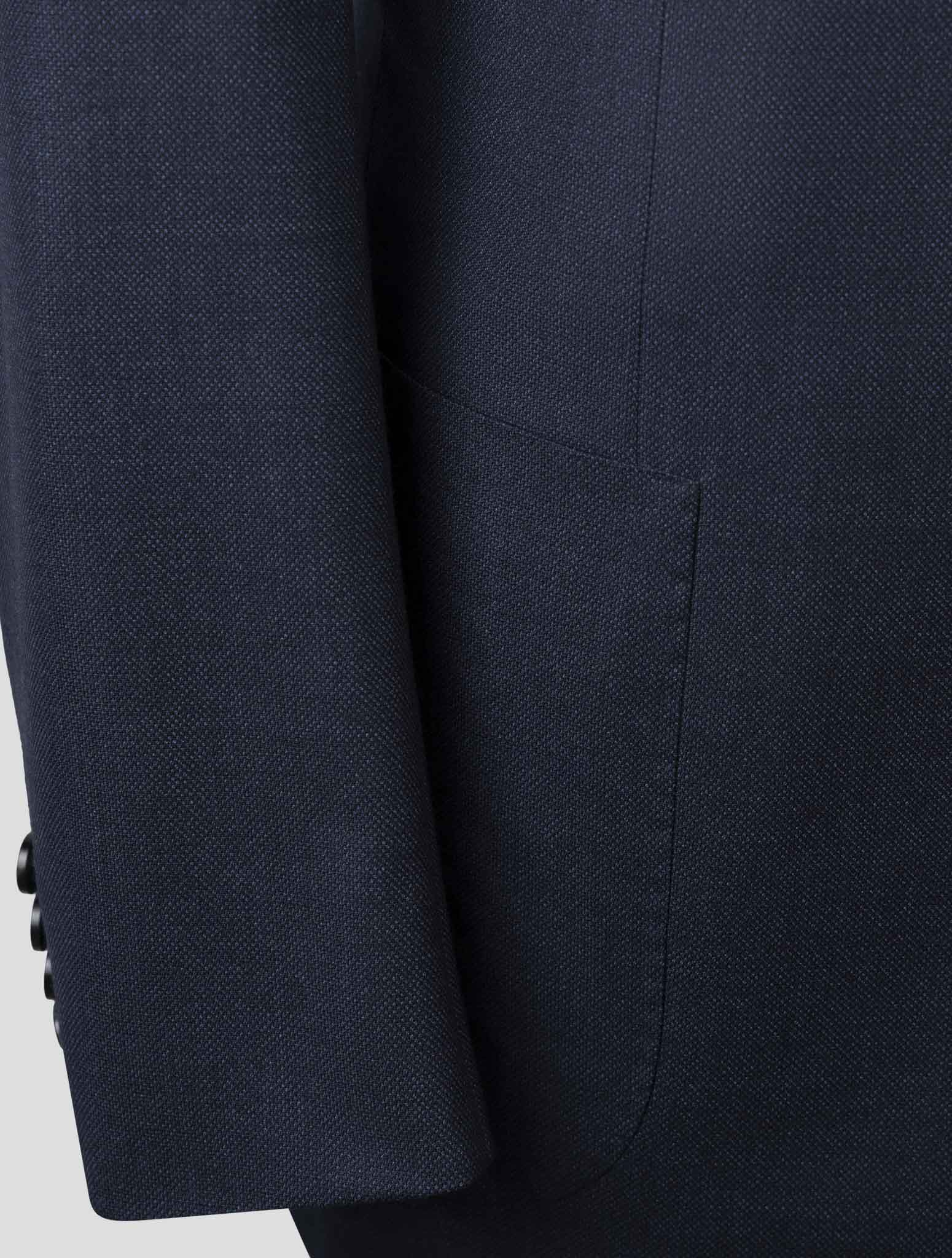 Kiton Blue Virgin Wool  Suit