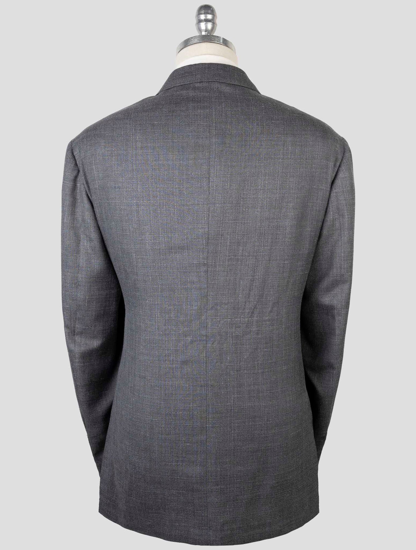 Kiton Gray Cashmere Silk Linen Suit