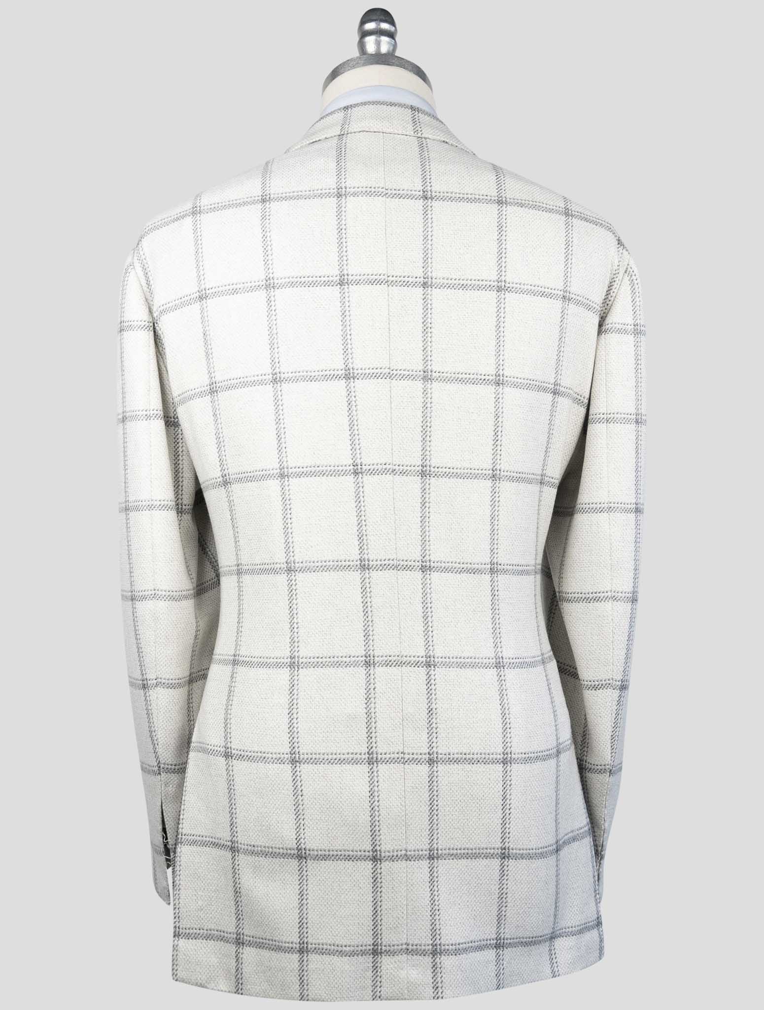 Kiton White Cashmere Blazer