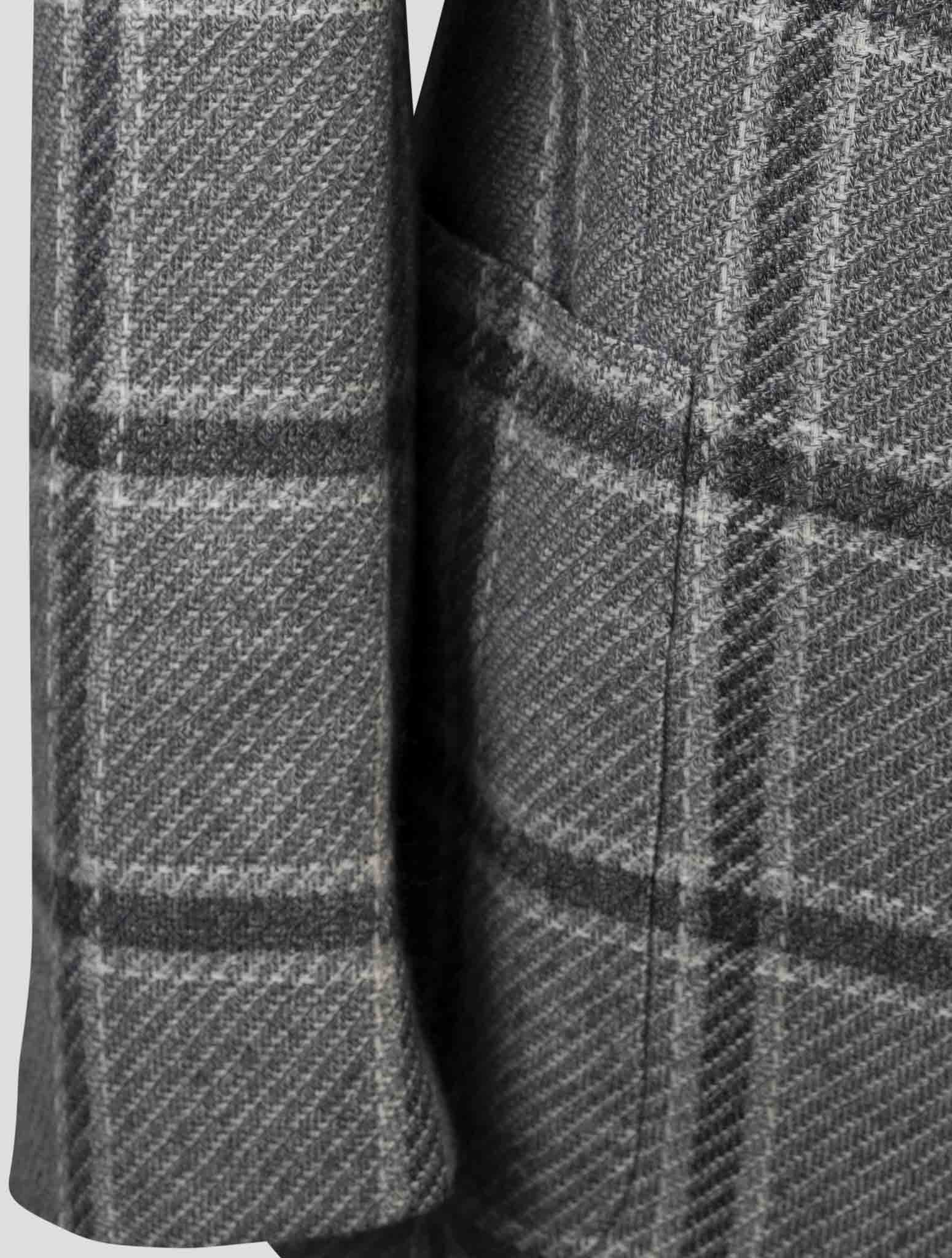 Kiton Gray Cashmere Blazer