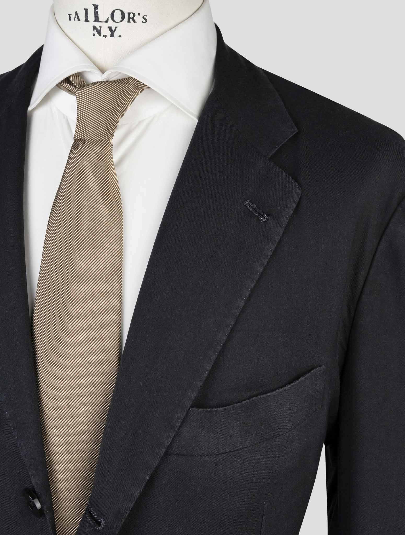 Kiton Black Cashmere Blazer