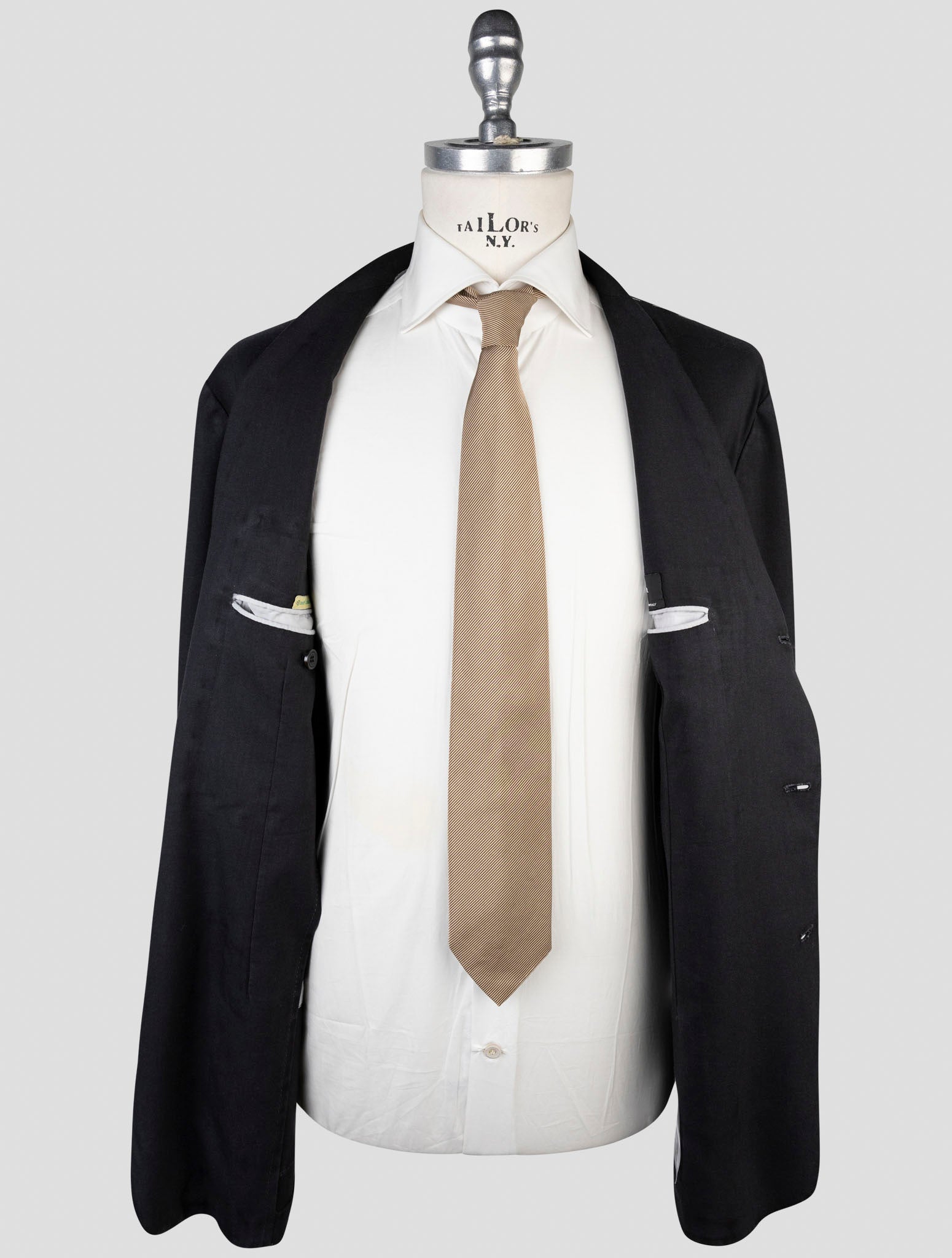 Kiton Black Cashmere Blazer