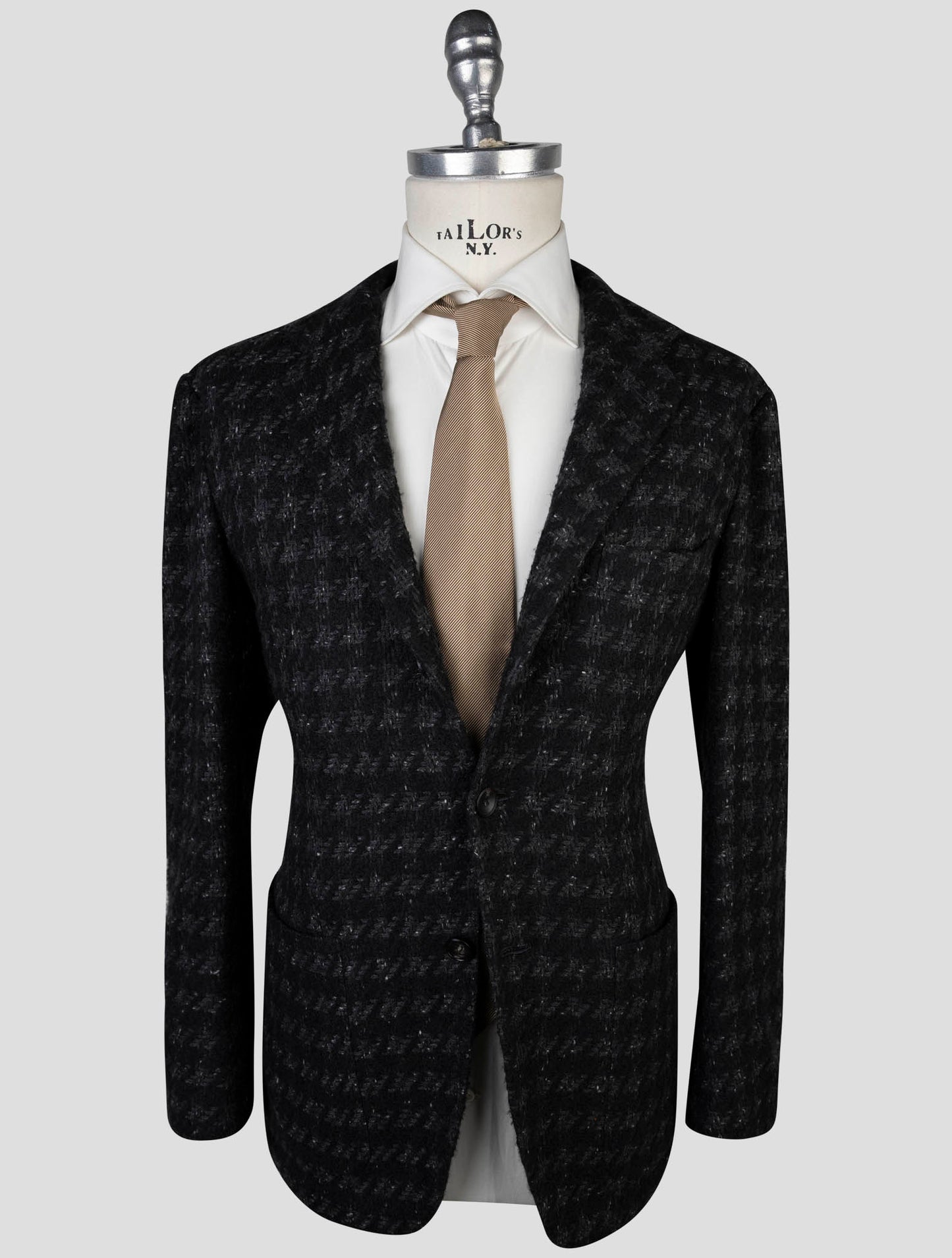 Kiton Dark Gray Cashmere Silk Blazer