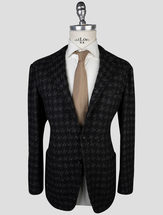 Kiton Dark Gray Cashmere Silk Blazer