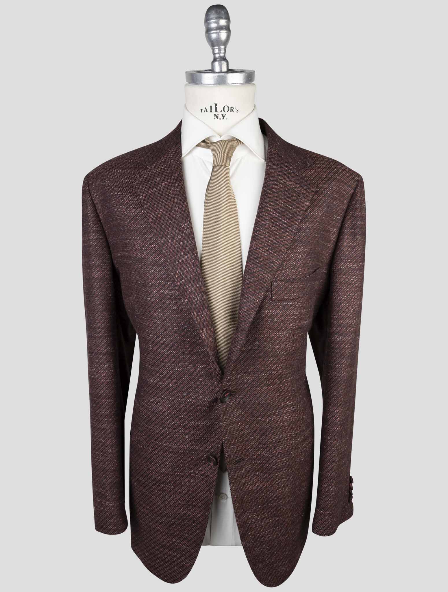 Kiton Multicolor Cashmere Virgin Wool Silk Linen Blazer Ug89K01T0315000 Blazers