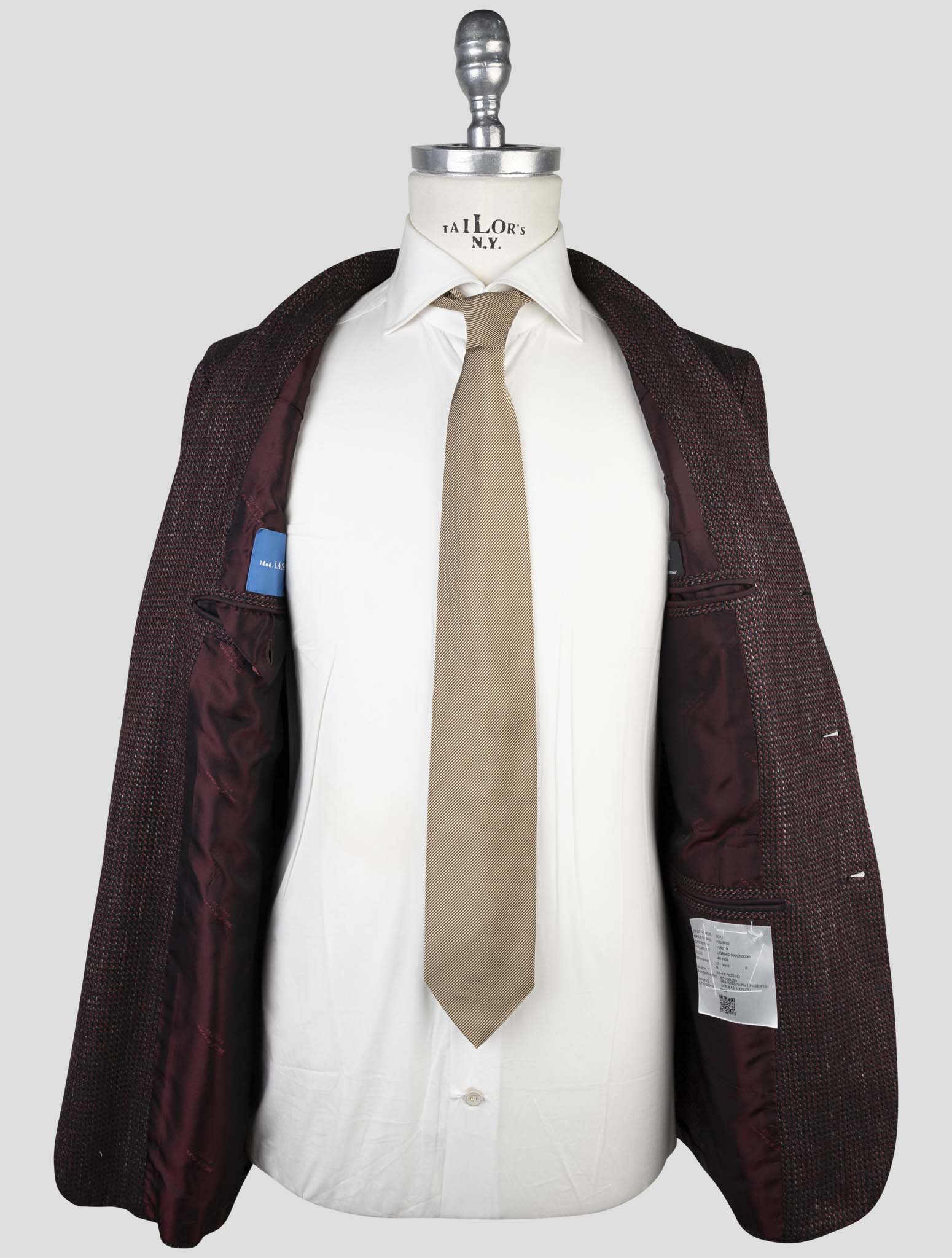 Kiton Multicolor Cashmere Virgin Wool Silk Linen Blazer