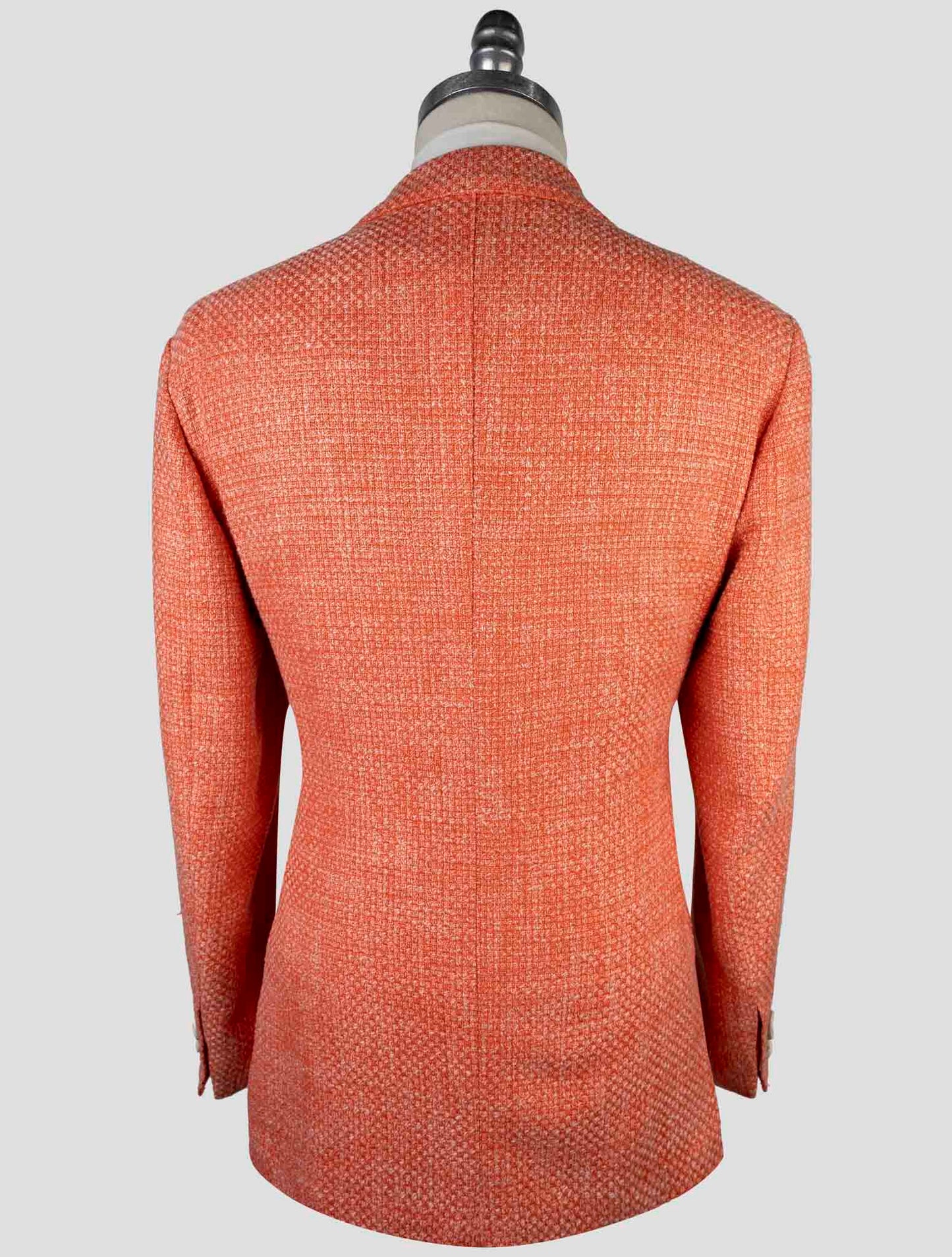Kiton Orange Cashmere Wool Cotton Silk Linen Blazer