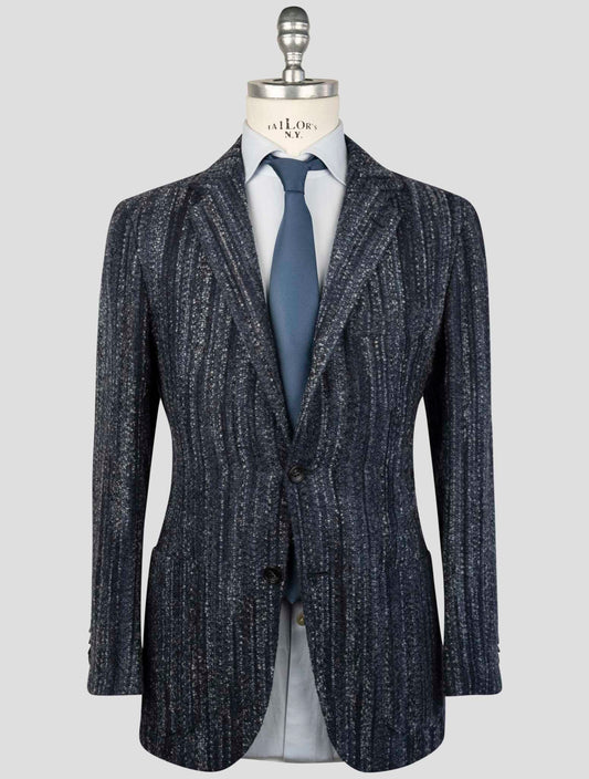 Kiton Multicolor Cashmere Silk Blazer
