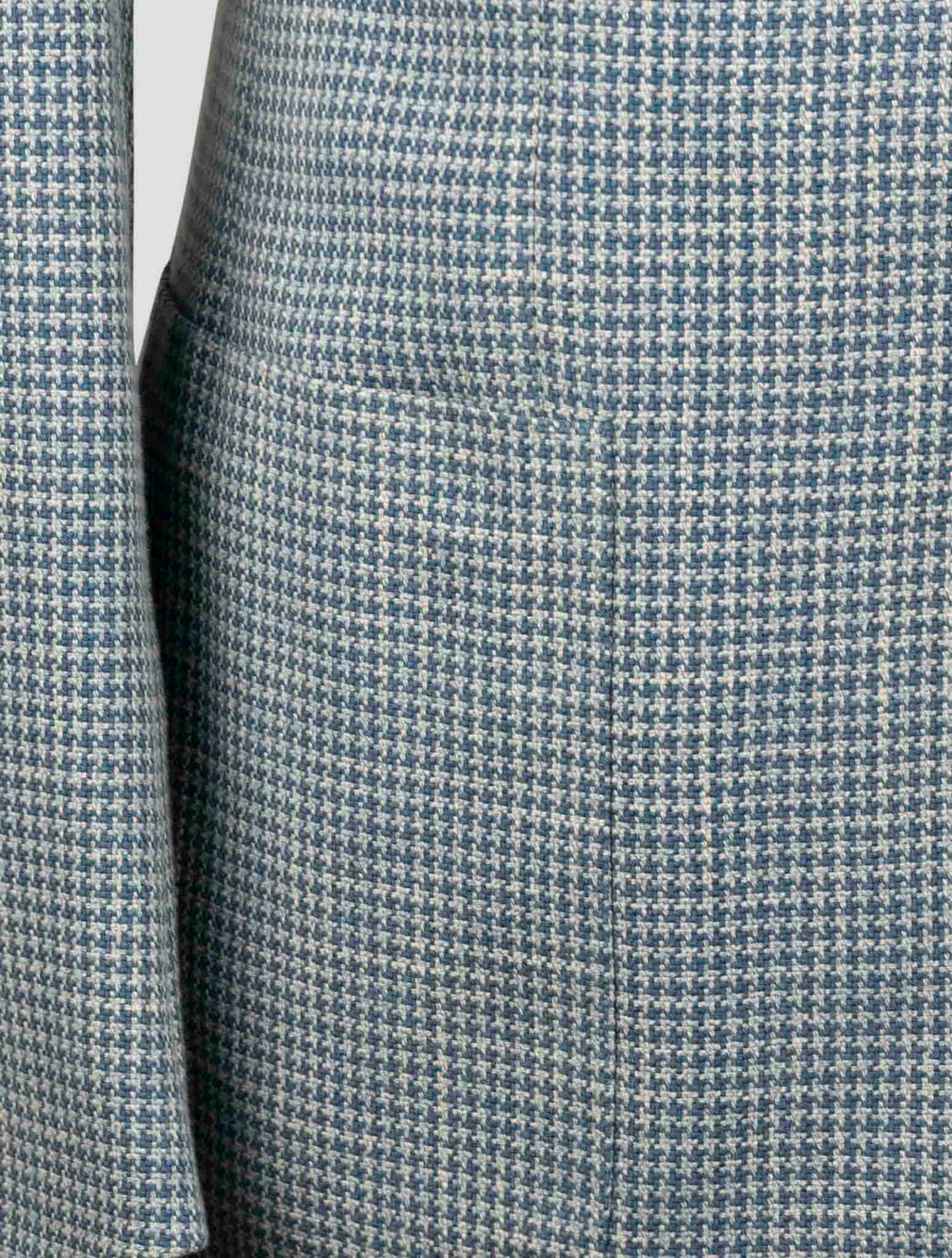 Kiton Blue Cotton Blazer