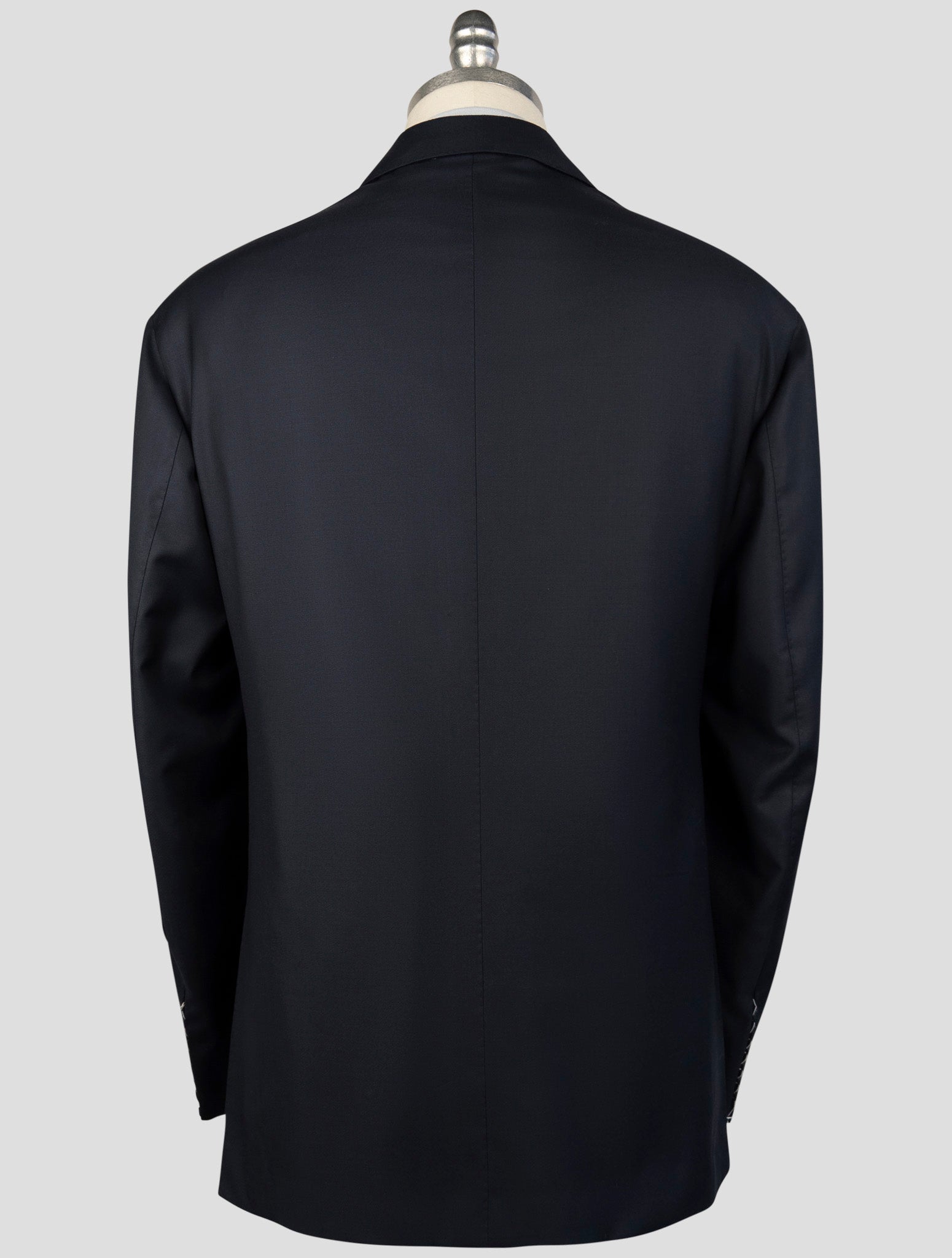 Kiton Blue Wool Blazer