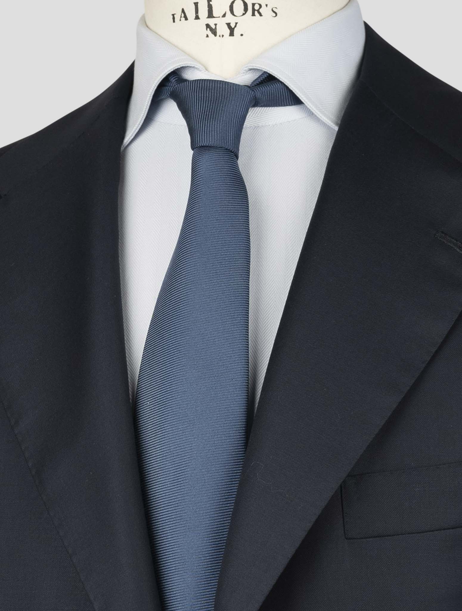Kiton Blue Wool Blazer
