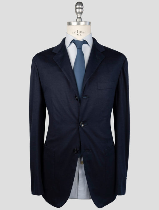 Kiton Blue Cashmere Blazer