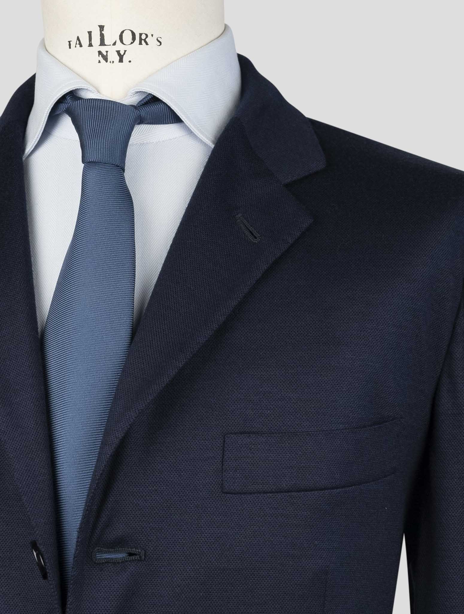 Kiton Blue Cashmere Blazer